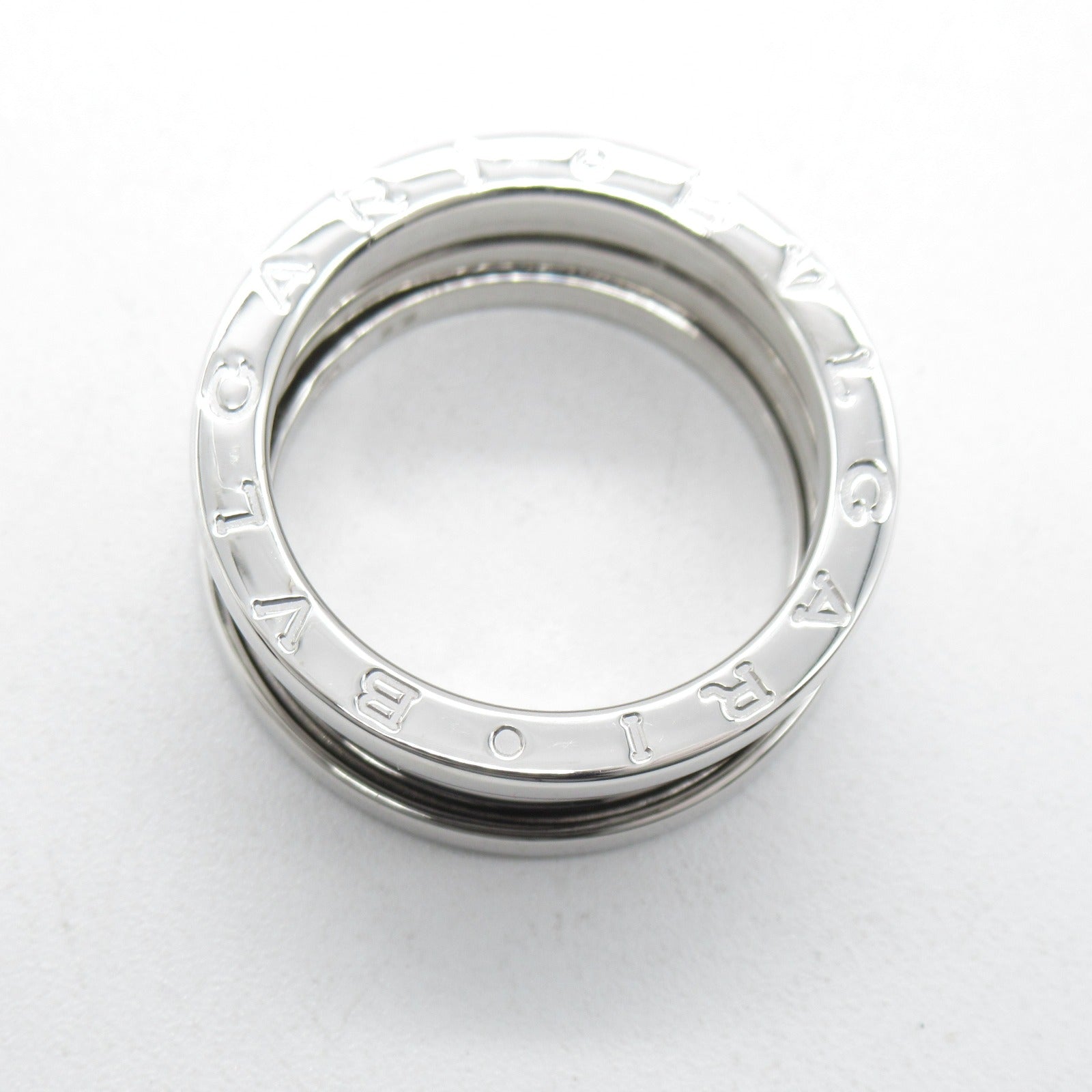 BVLGARI 18K白金B-zero1 3 Band Ring戒指JP#14/Bvlgari#55