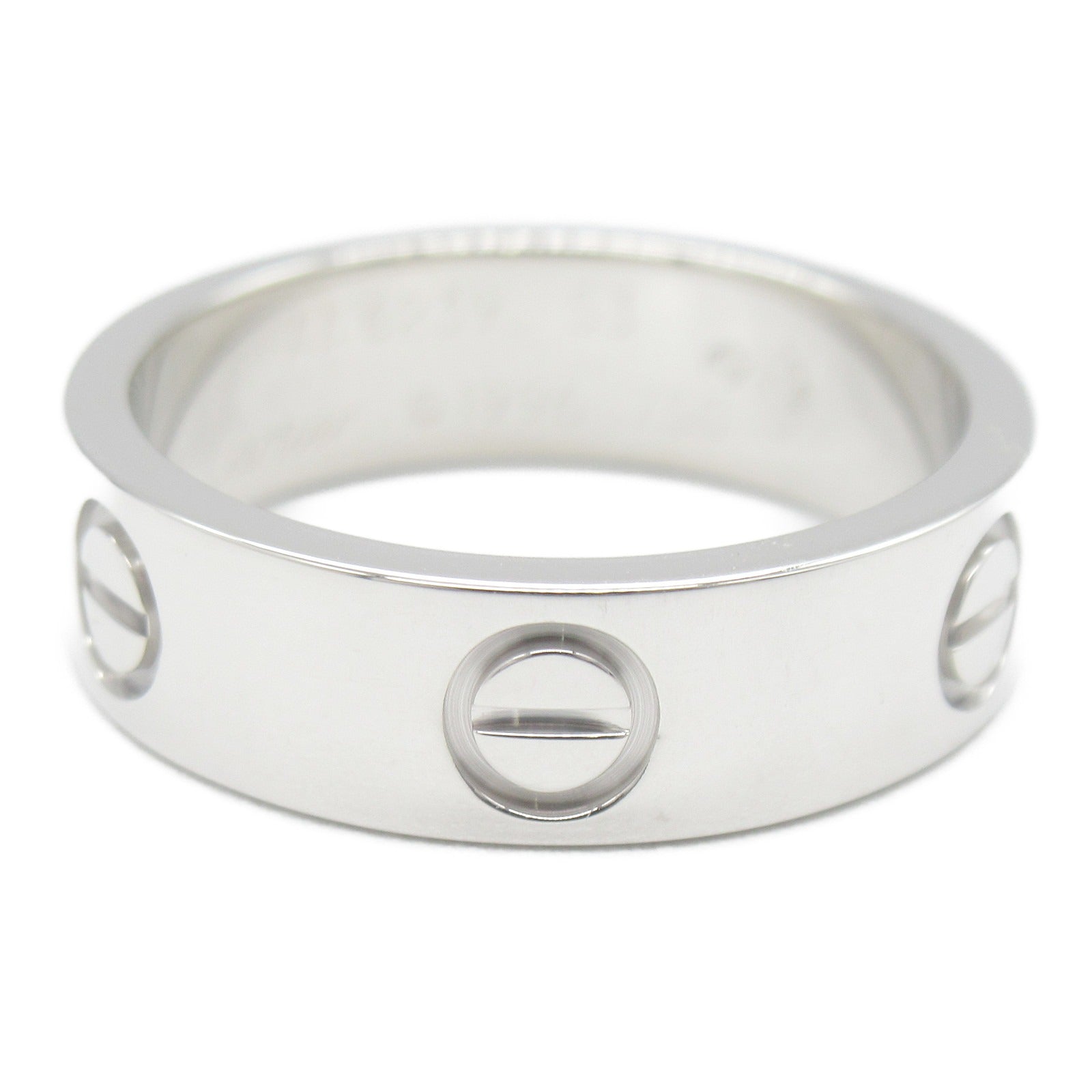 CARTIER 18K白金Love Ring戒指US#6.5/Cartier#53