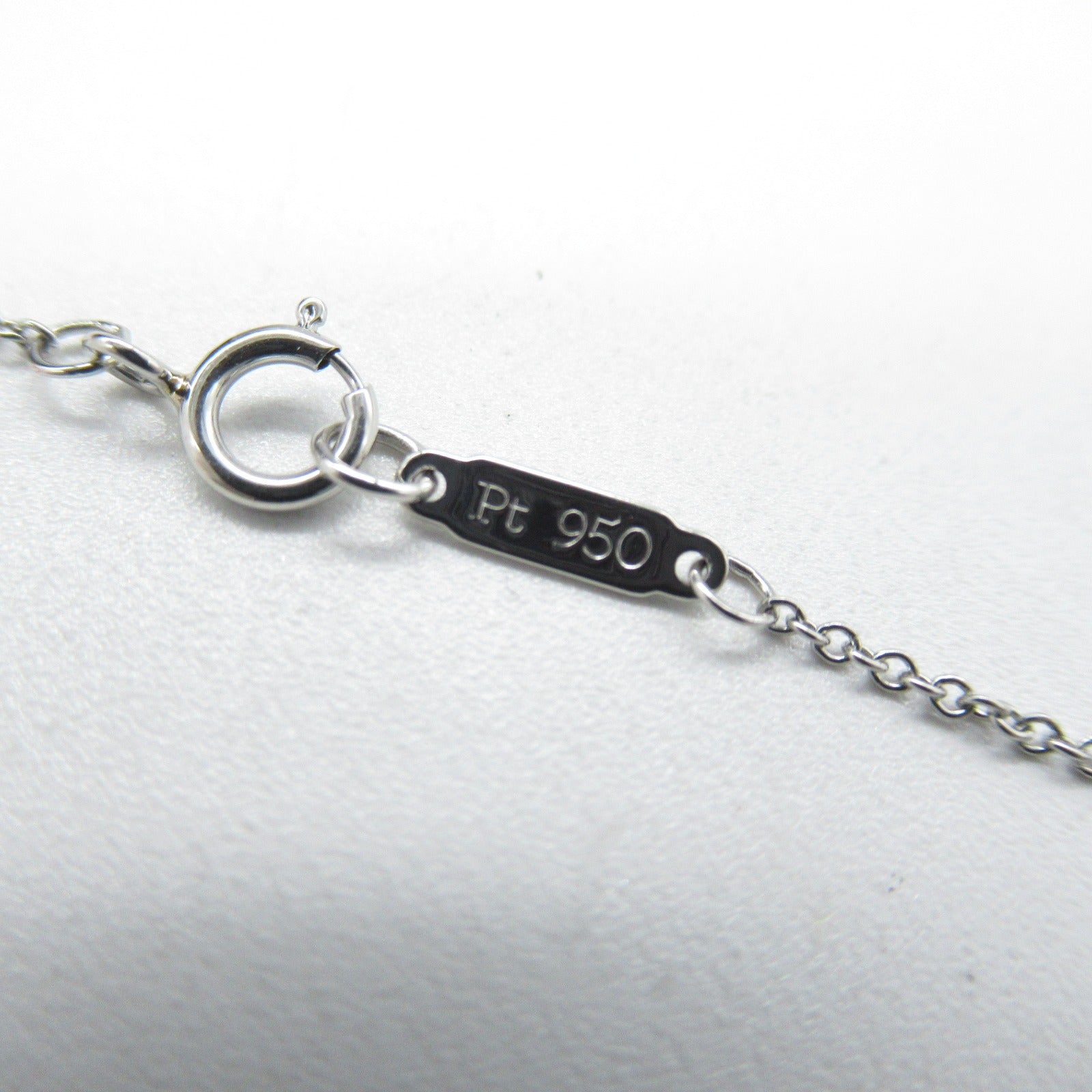 TIFFANY＆CO PT950鉑金Firefly Aquamarine Diamond Necklace藍晶/鑽石項鍊
