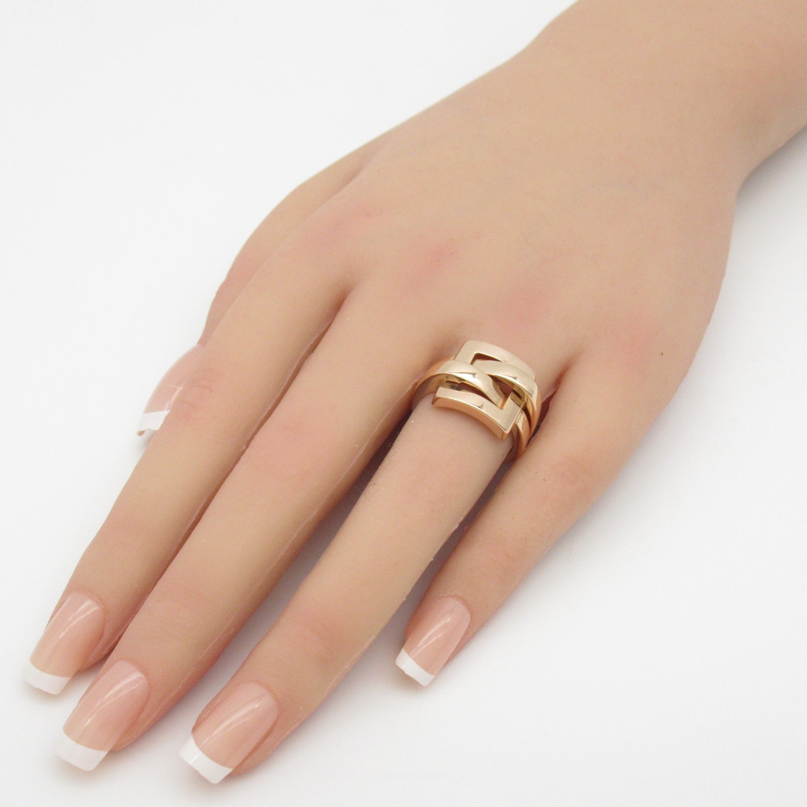 Boucheron 18K玫瑰金Dechainee Ring戒指US#6.5/JP#13/Boucheron#54