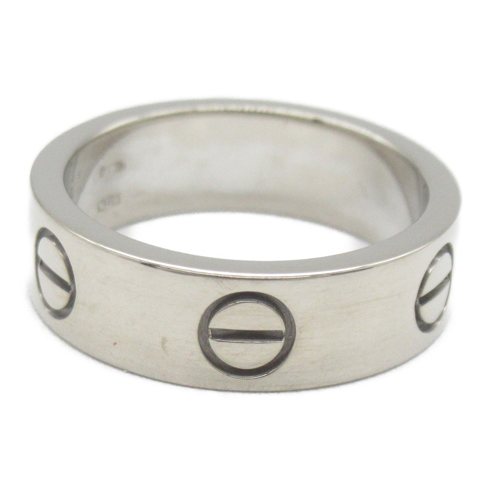 CARTIER 18K白金Love Ring戒指US#5.75/JP#10.5/Cartier#51