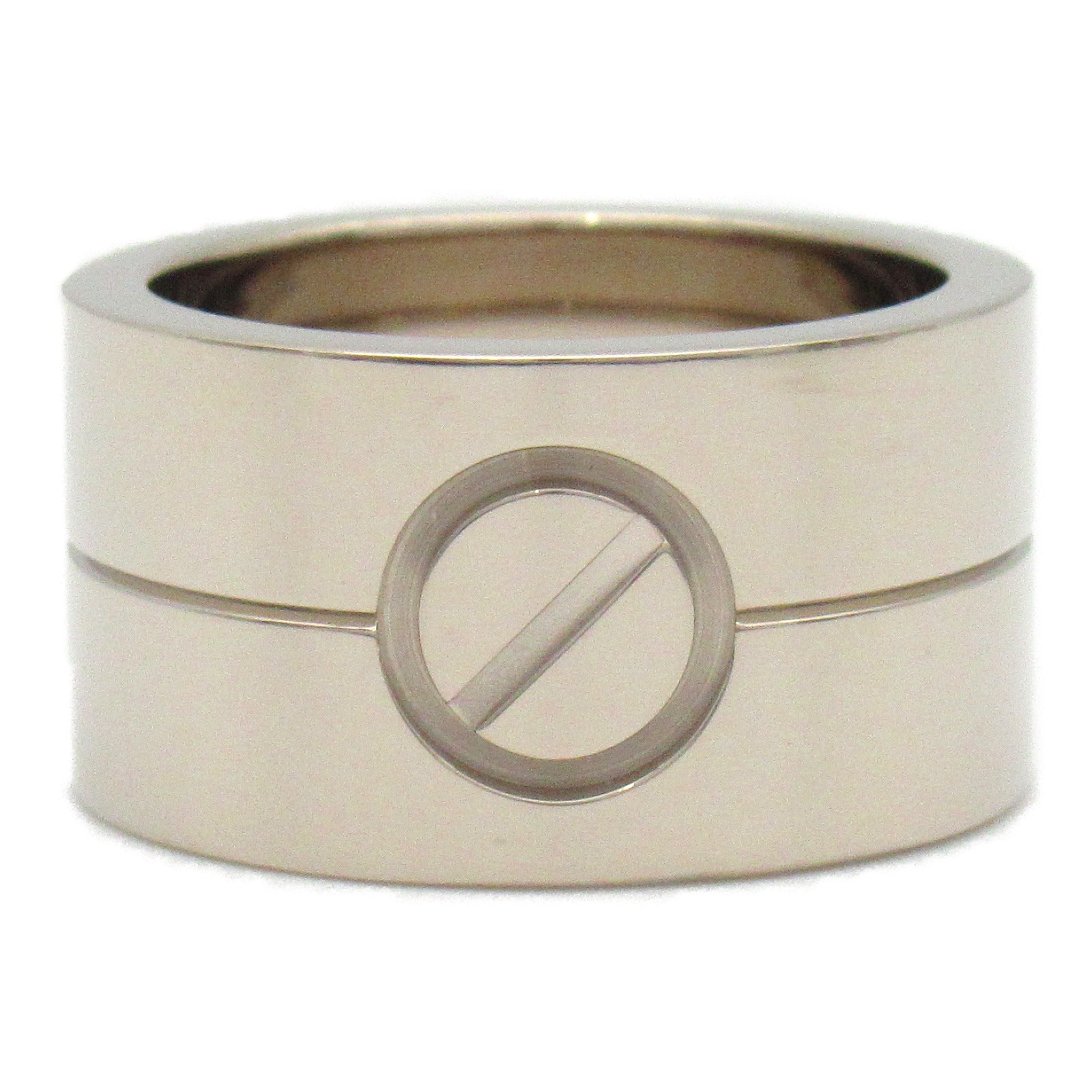 CARTIER 18K白金High Love Ring戒指US#5.75/JP#11.5/Cartier#51
