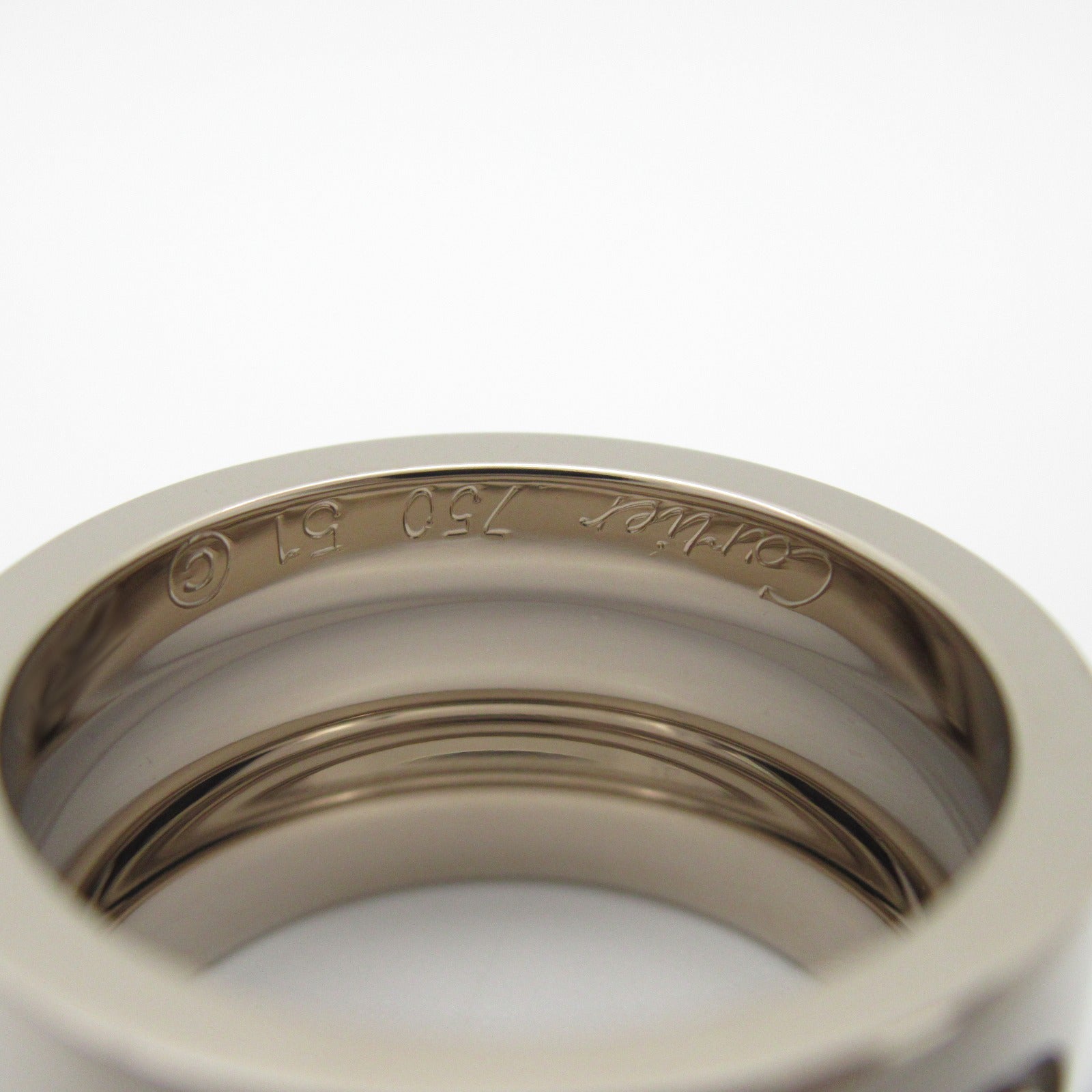 CARTIER 18K白金High Love Ring戒指US#5.75/JP#11.5/Cartier#51