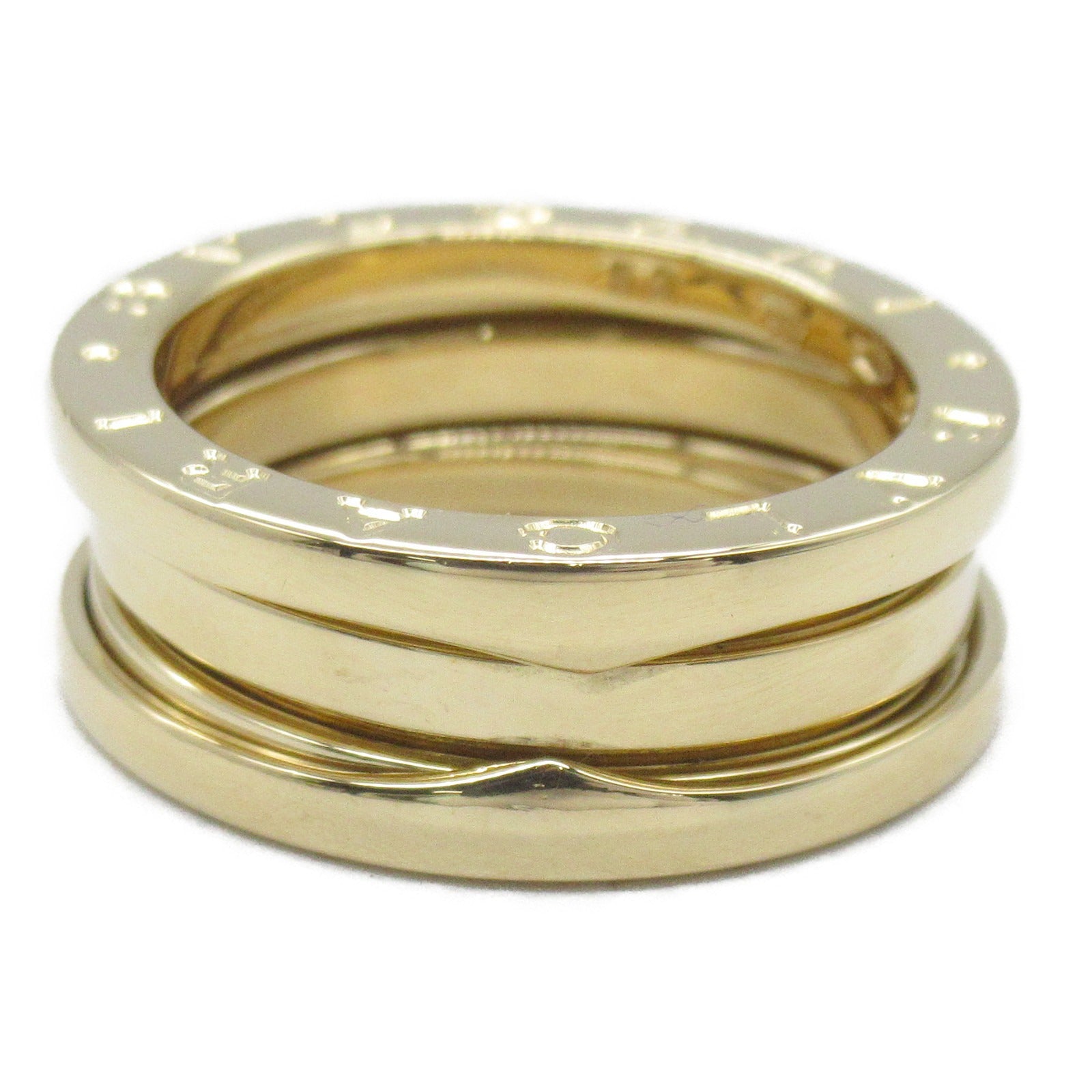 BVLGARI 18K黃金B-zero1 3 Band Ring戒指US#6.25/JP#12/Bvlgari#52