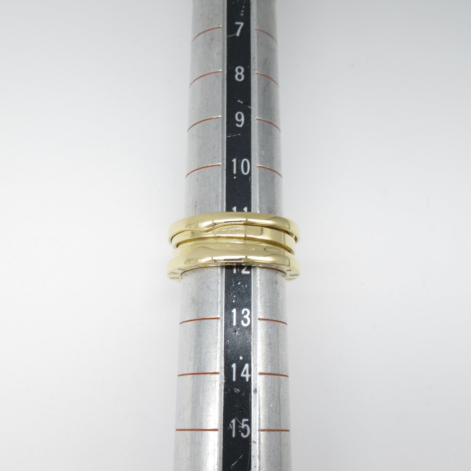 BVLGARI 18K黃金B-zero1 3 Band Ring戒指US#6.25/JP#12/Bvlgari#52