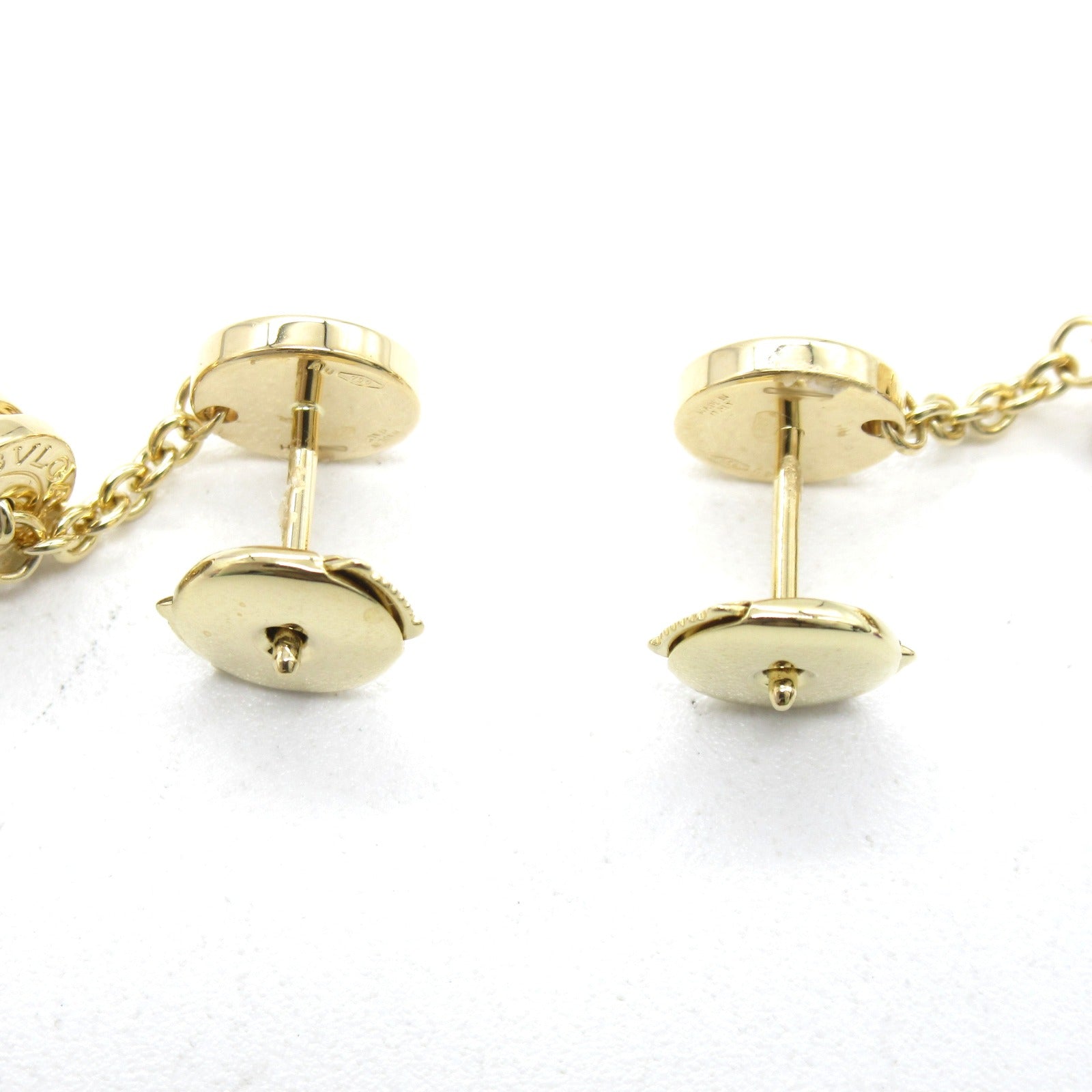 BVLGARI 18K黃金B-zero1 Element Ameji Earrings耳環紫色/綠色
