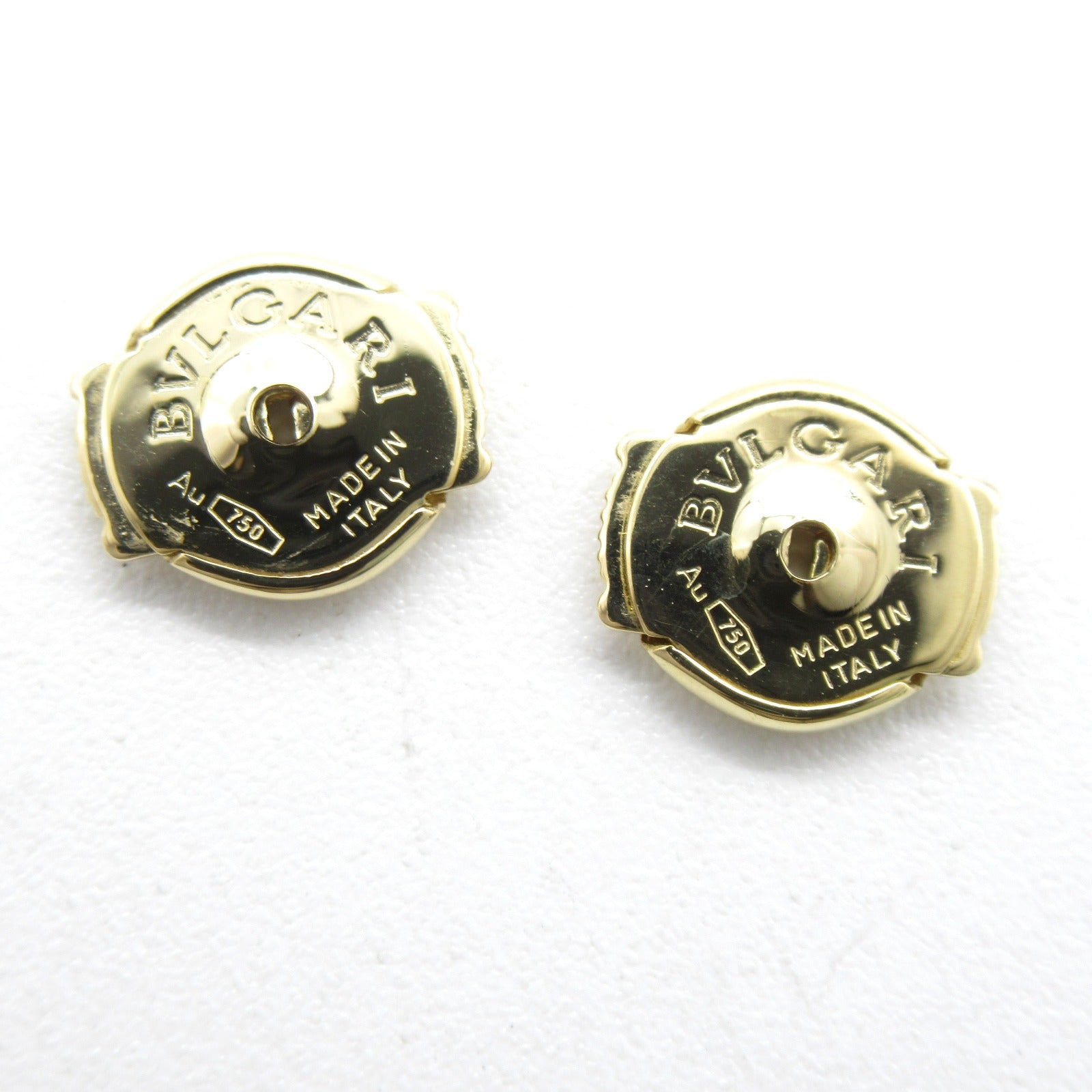 BVLGARI 18K黃金B-zero1 Element Ameji Earrings耳環紫色/綠色