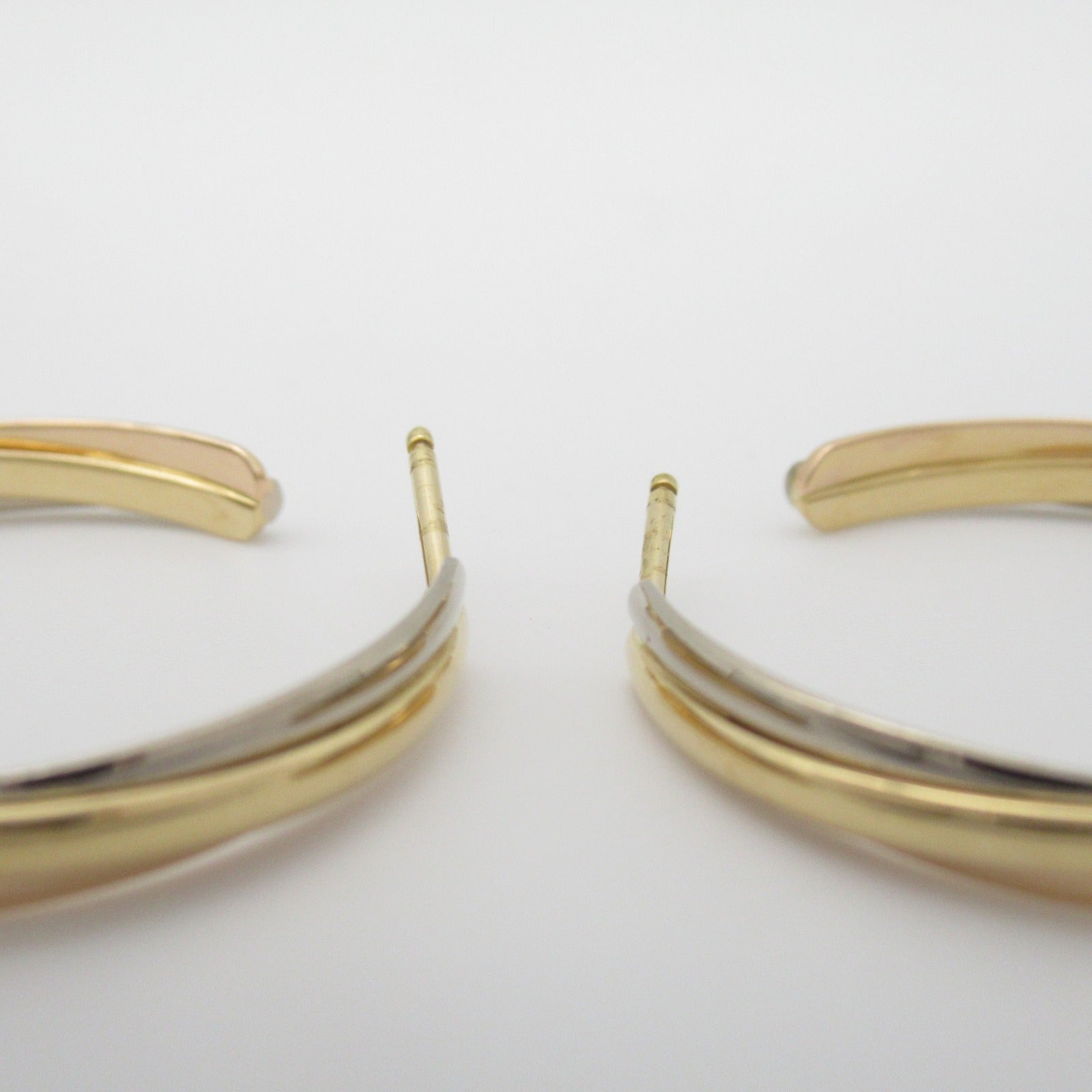 CARTIER 【激減優惠】18K黃金/白金/玫瑰金Trinity Earrings耳環金色