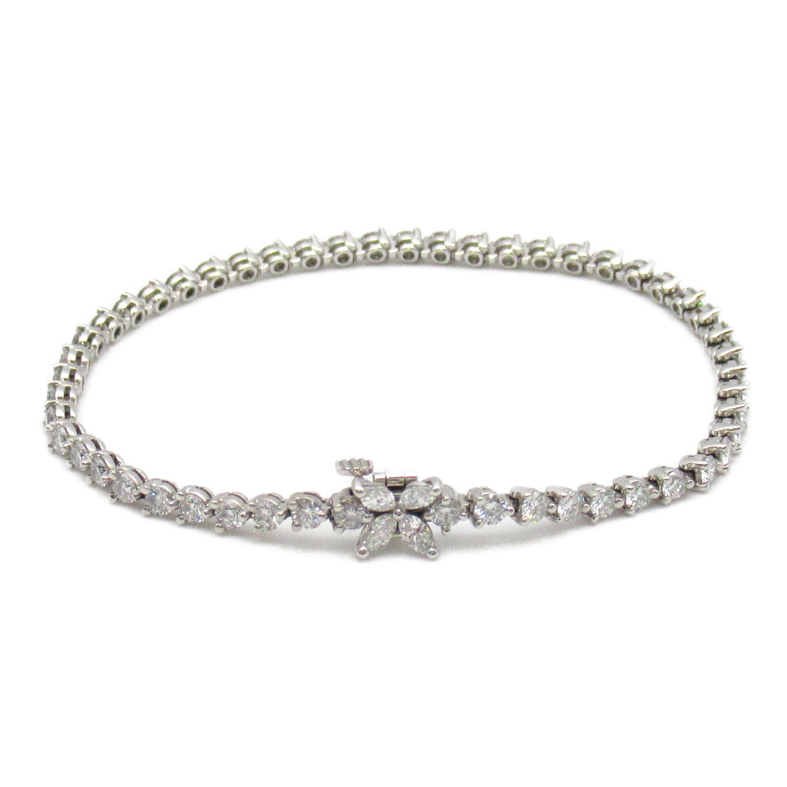 TIFFANY＆CO 【激減優惠】PT950鉑金Victoria Diamond Bracelet鑽石手鏈