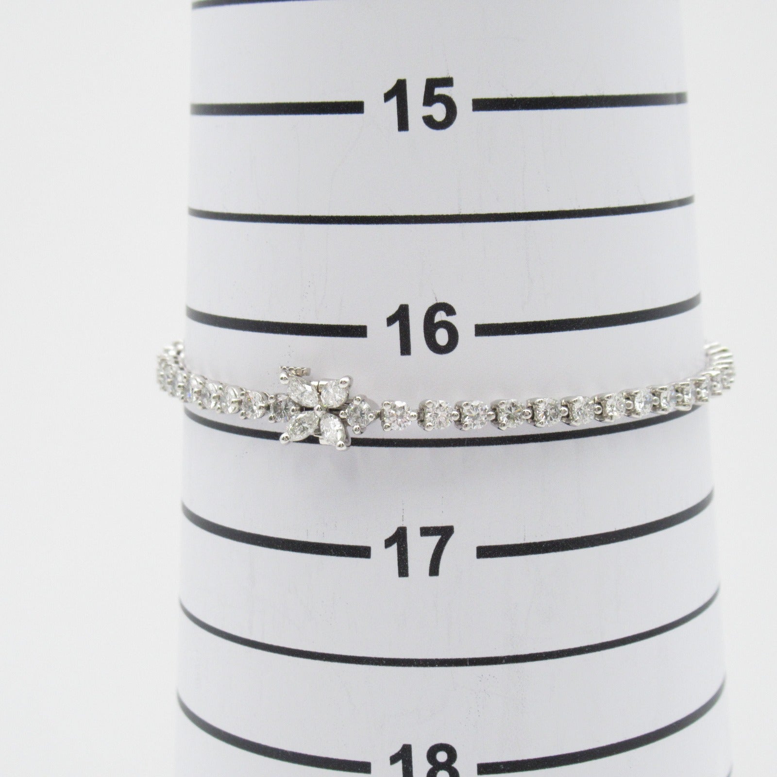 TIFFANY＆CO 【激減優惠】PT950鉑金Victoria Diamond Bracelet鑽石手鏈