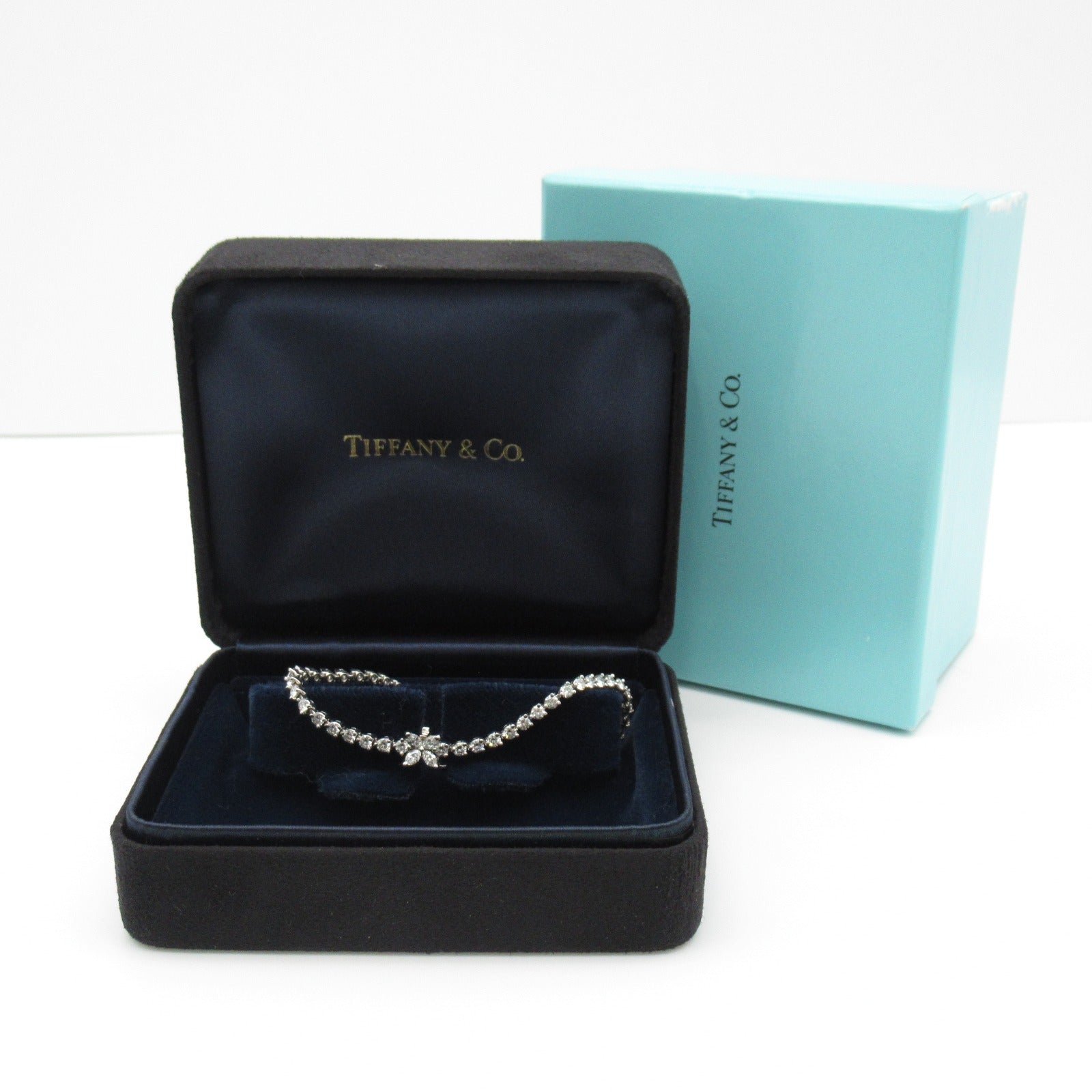 TIFFANY＆CO 【激減優惠】PT950鉑金Victoria Diamond Bracelet鑽石手鏈
