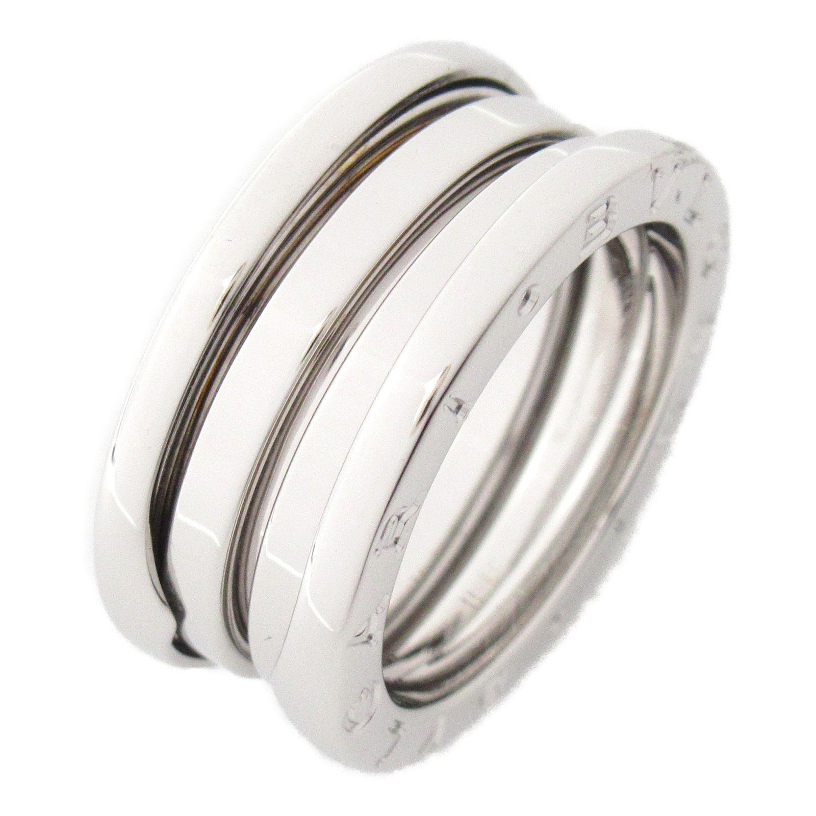 BVLGARI 18K白金B-zero1 3 Band Ring戒指US#5.75/JP#10.5/Bvlgari#51