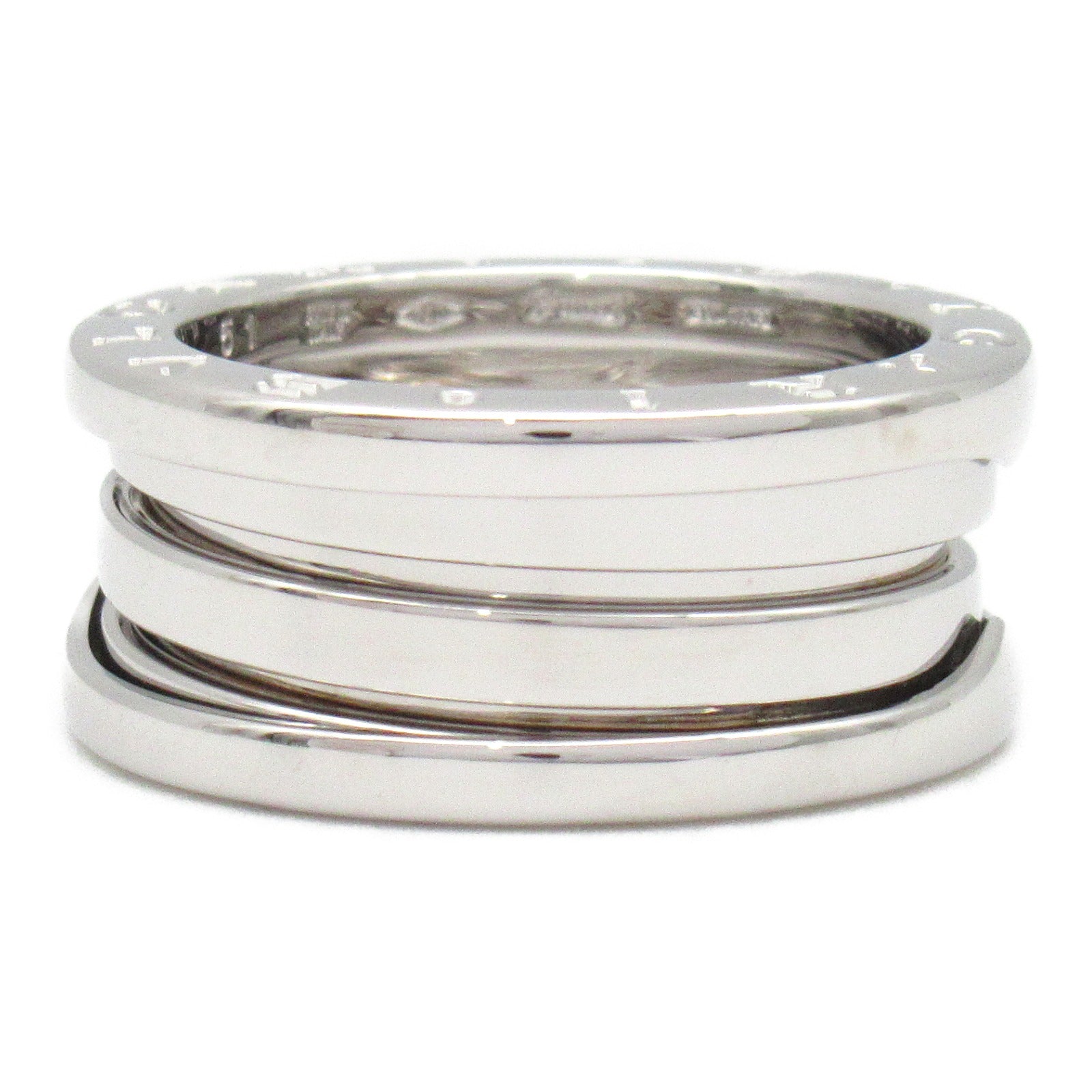 BVLGARI 18K白金B-zero1 3 Band Ring戒指US#5.75/JP#10.5/Bvlgari#51