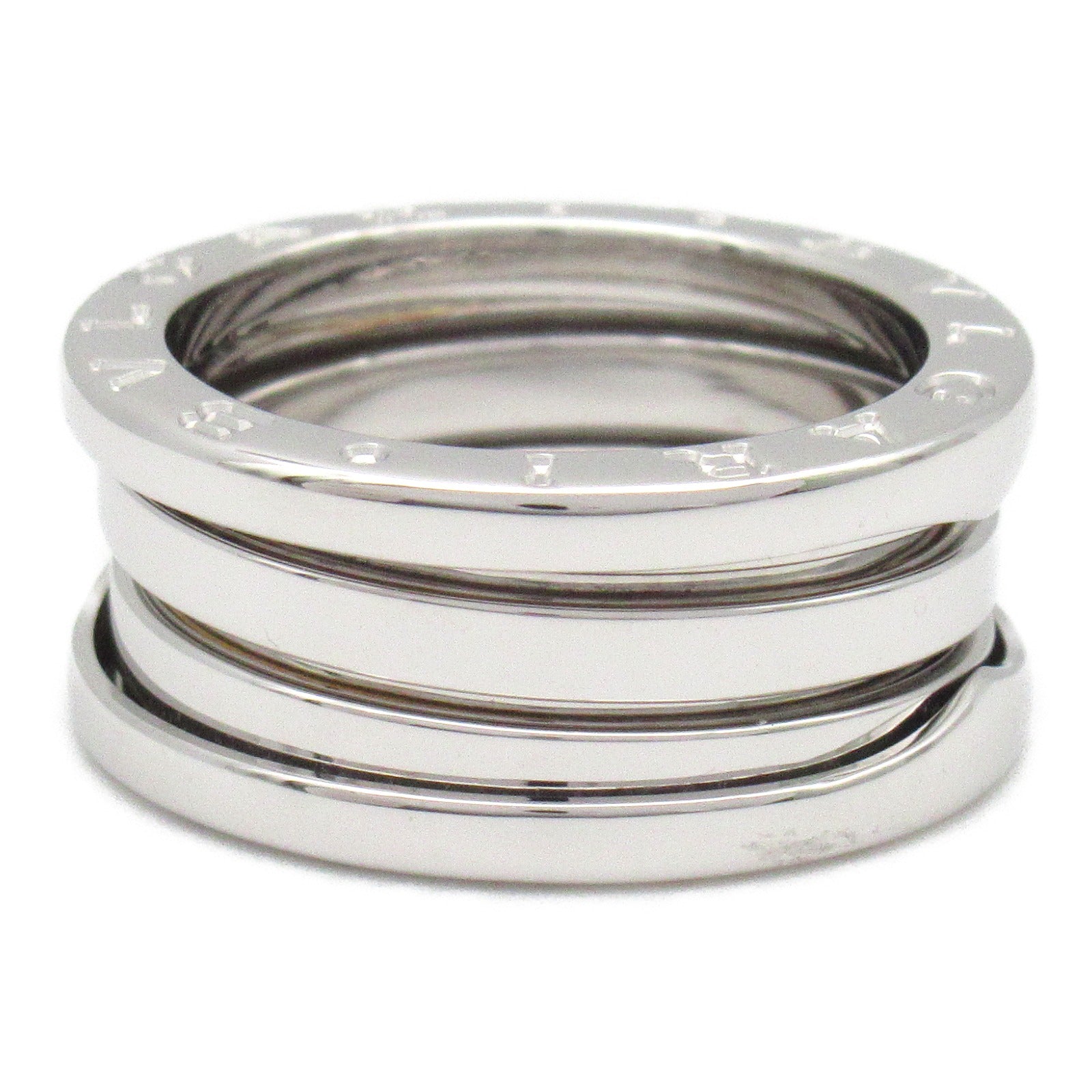 BVLGARI 18K白金B-zero1 3 Band Ring戒指US#5.75/JP#10.5/Bvlgari#51