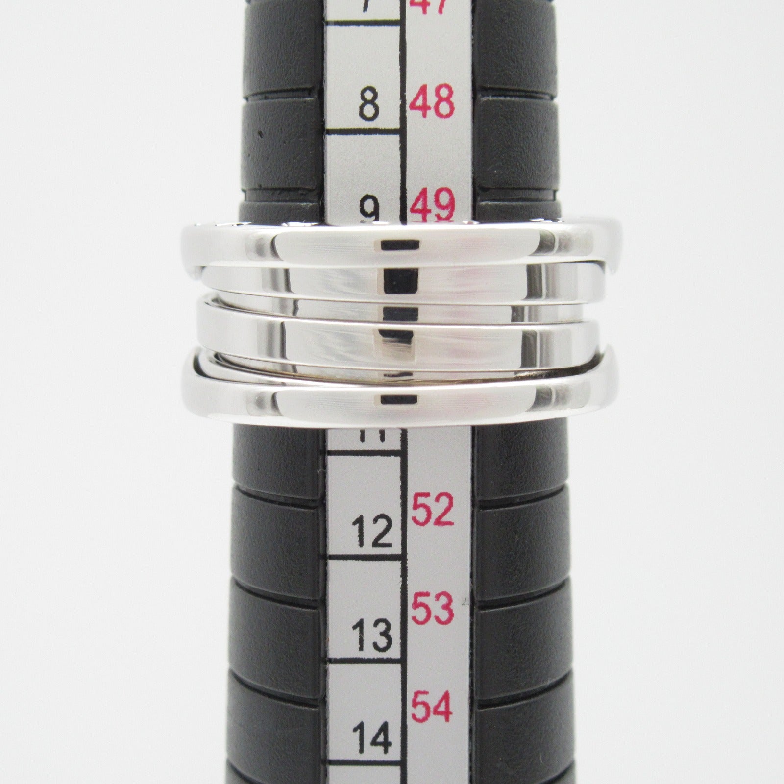 BVLGARI 18K白金B-zero1 3 Band Ring戒指US#5.75/JP#10.5/Bvlgari#51