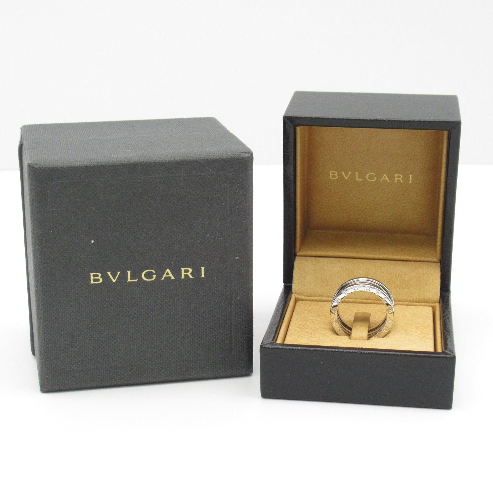 BVLGARI 18K白金B-zero1 3 Band Ring戒指US#5.75/JP#10.5/Bvlgari#51