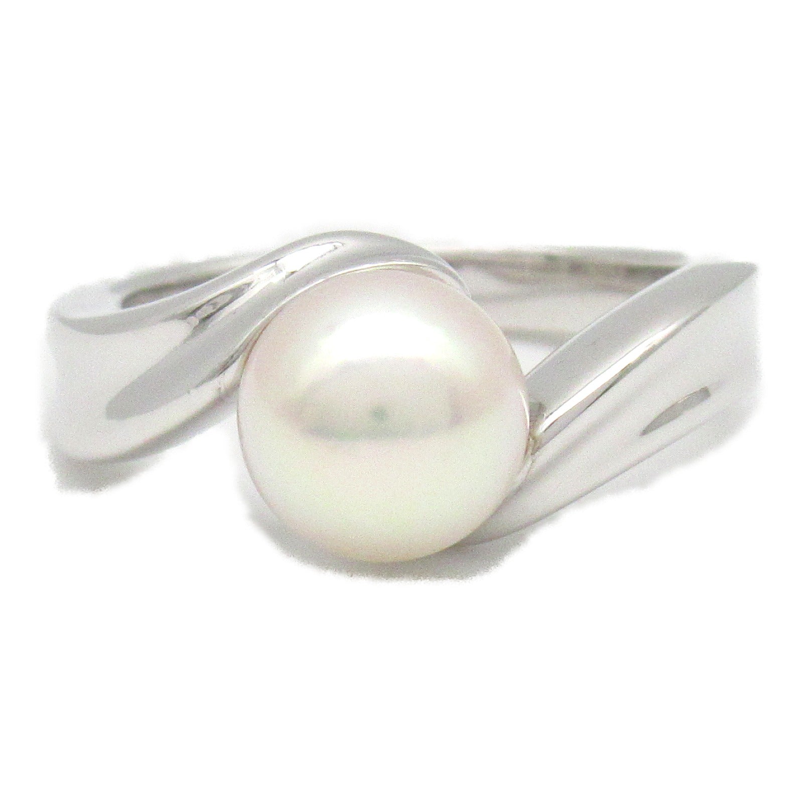 MIKIMOTO 【激減優惠】18K白金Pearl Ring珍珠戒指US#5.5/JP#10.5