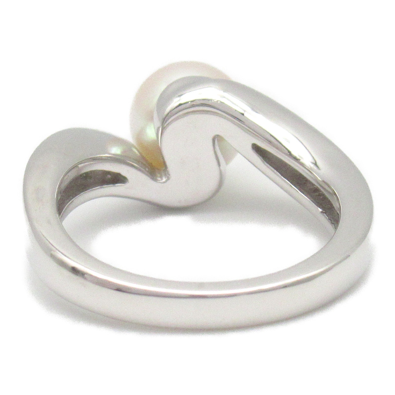 MIKIMOTO 【激減優惠】18K白金Pearl Ring珍珠戒指US#5.5/JP#10.5