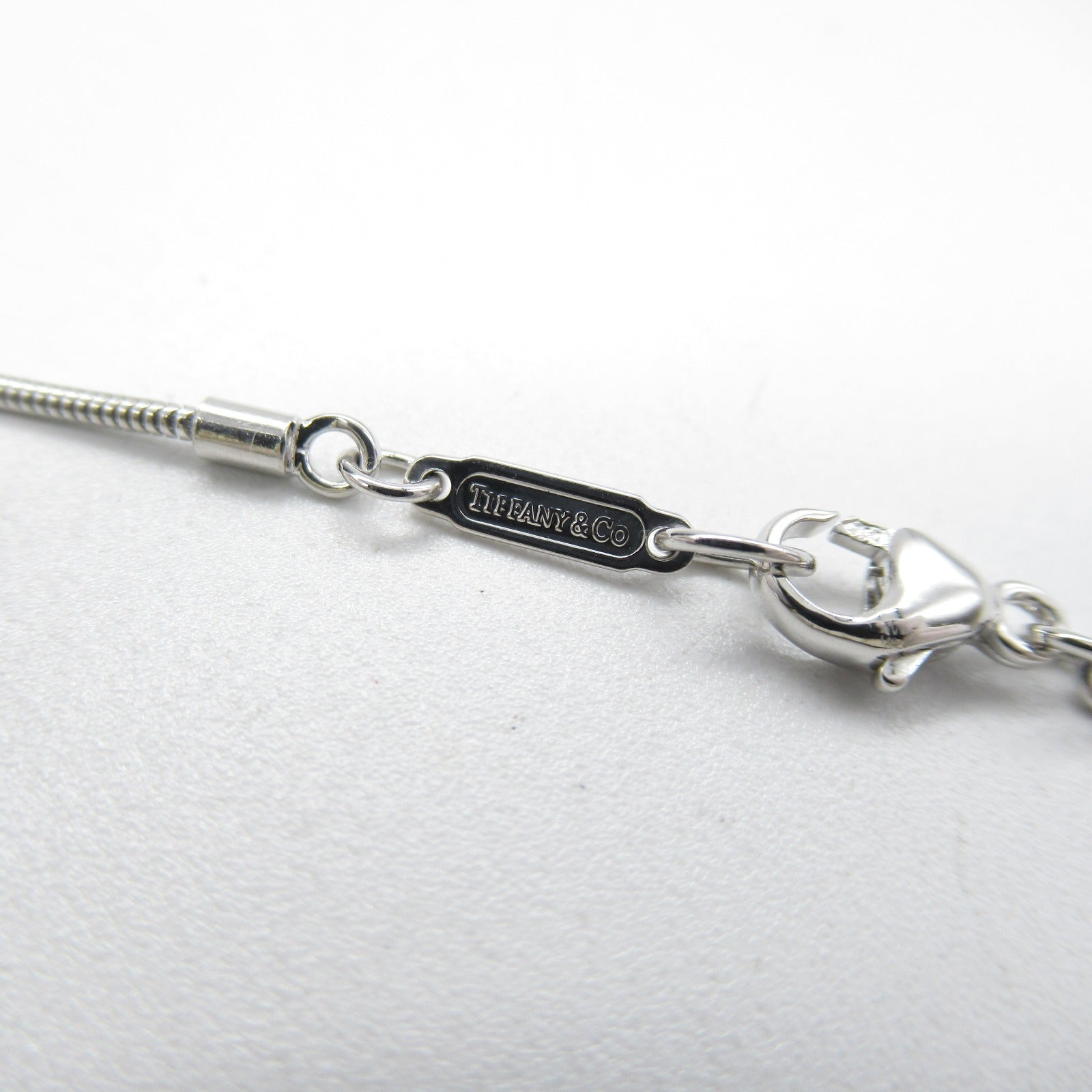 TIFFANY＆CO 18K白金Atlas Diamond Necklace鑽石項鍊