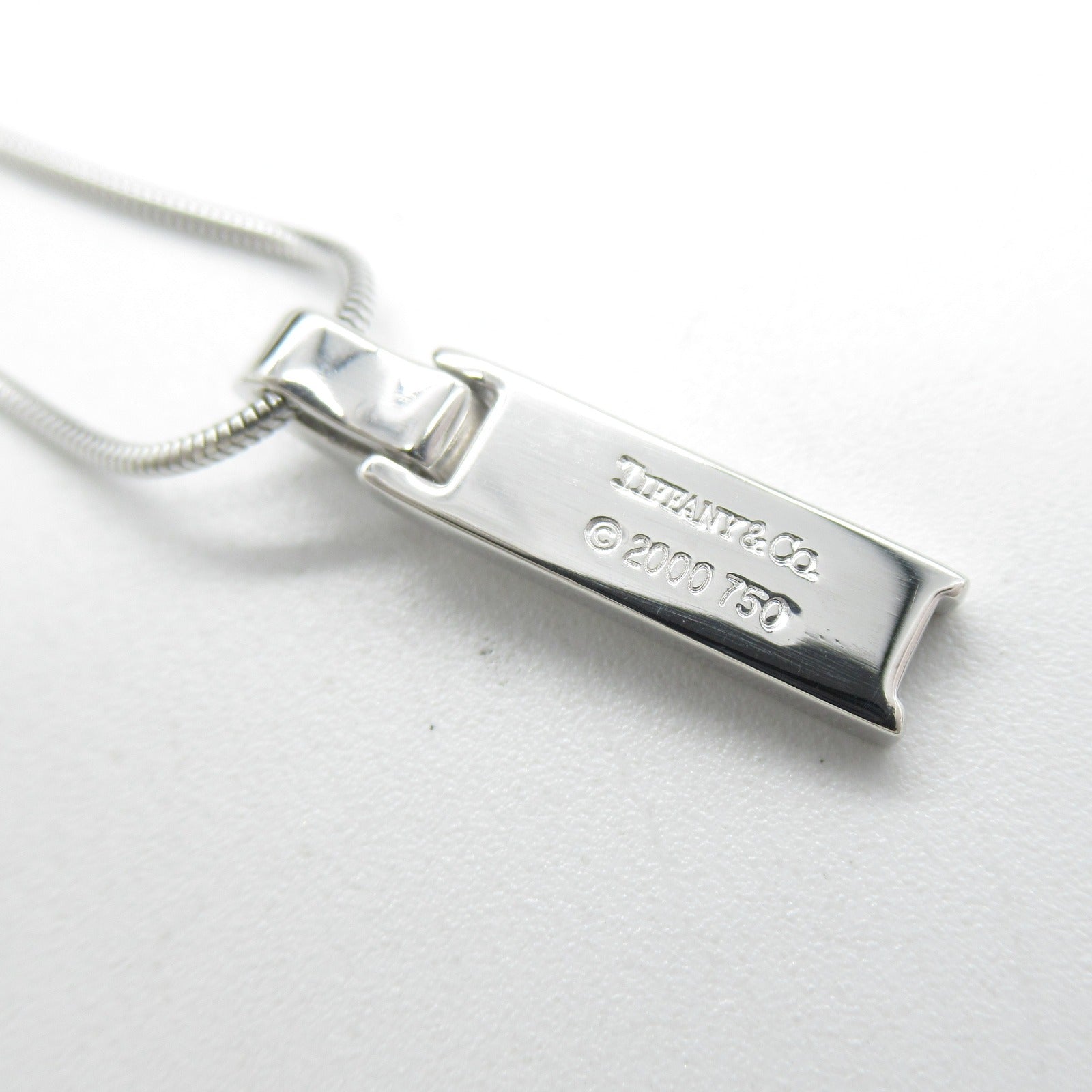 TIFFANY＆CO 18K白金Atlas Diamond Necklace鑽石項鍊