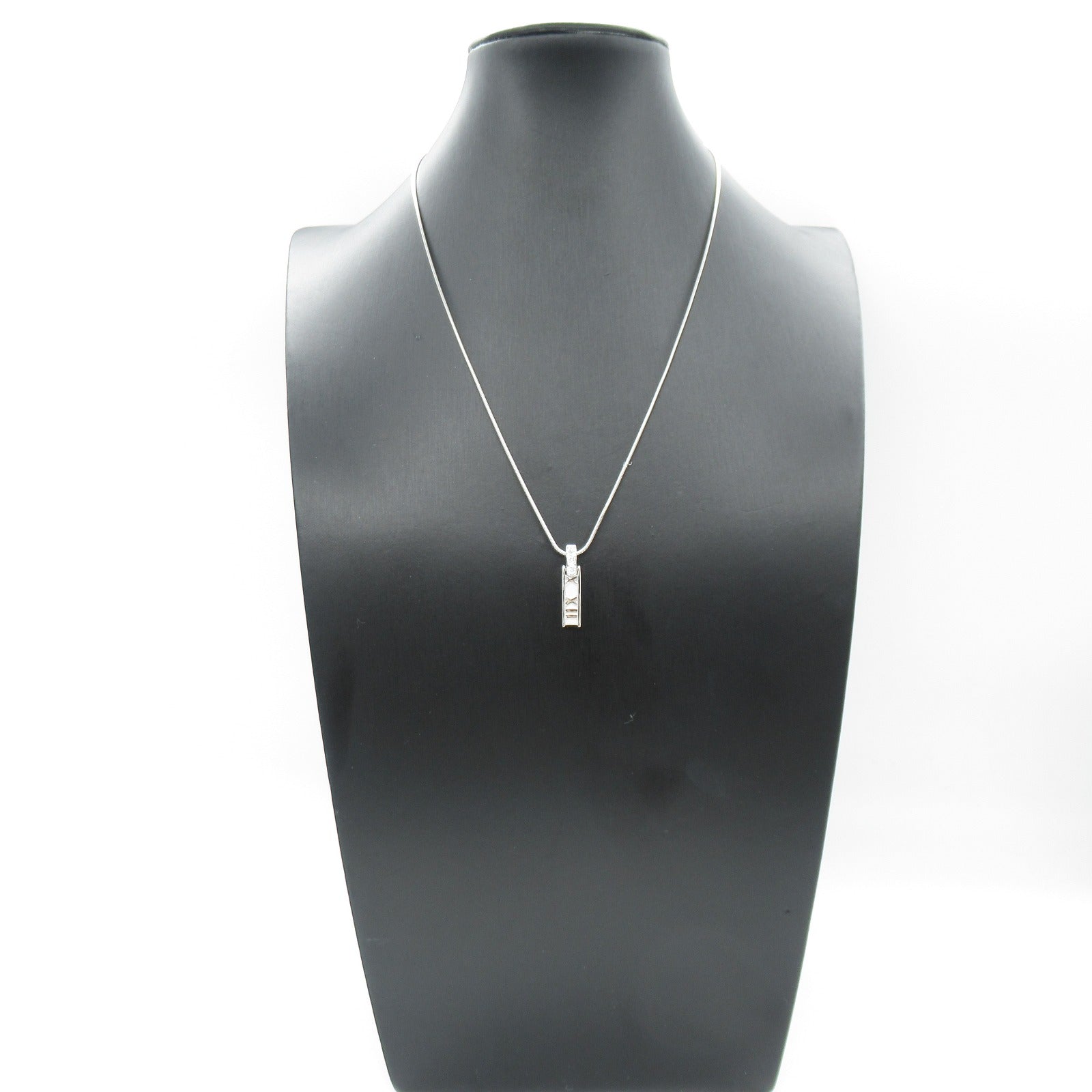 TIFFANY＆CO 18K白金Atlas Diamond Necklace鑽石項鍊