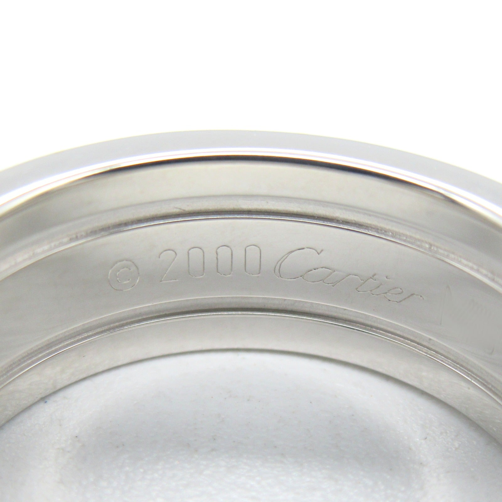 CARTIER 【激減優惠】18K白金C2 Ring戒指US#4.5/JP#8/Cartier#48