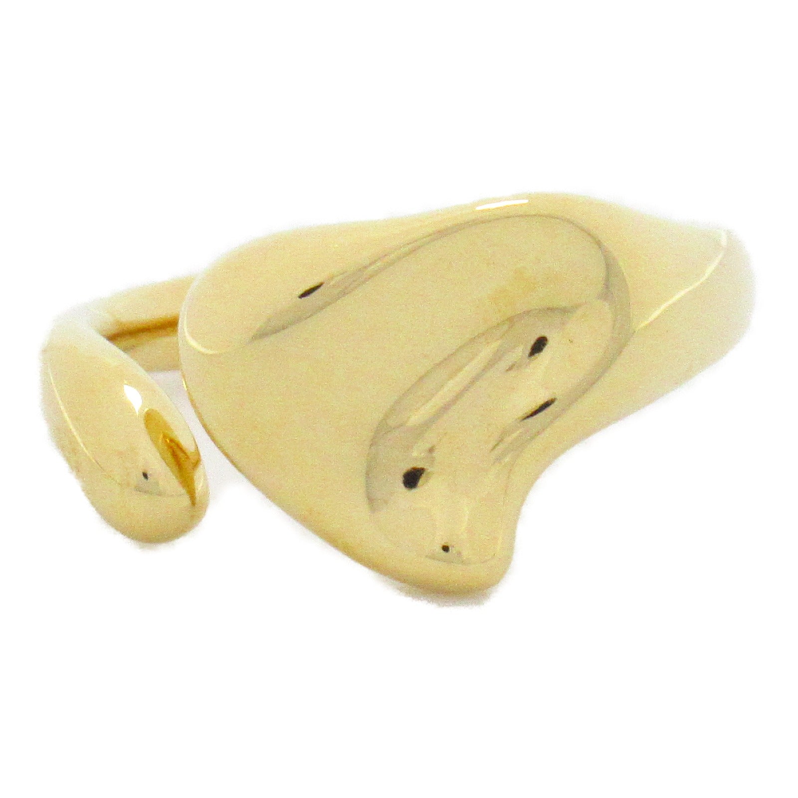TIFFANY＆CO 18K黃金Full Heart Ring戒指US#4.5/JP#8.5