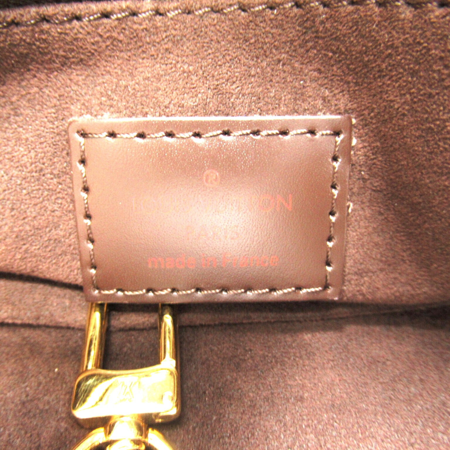 LOUIS VUITTON Damier Marylebone PM金扣肩背袋啡色
