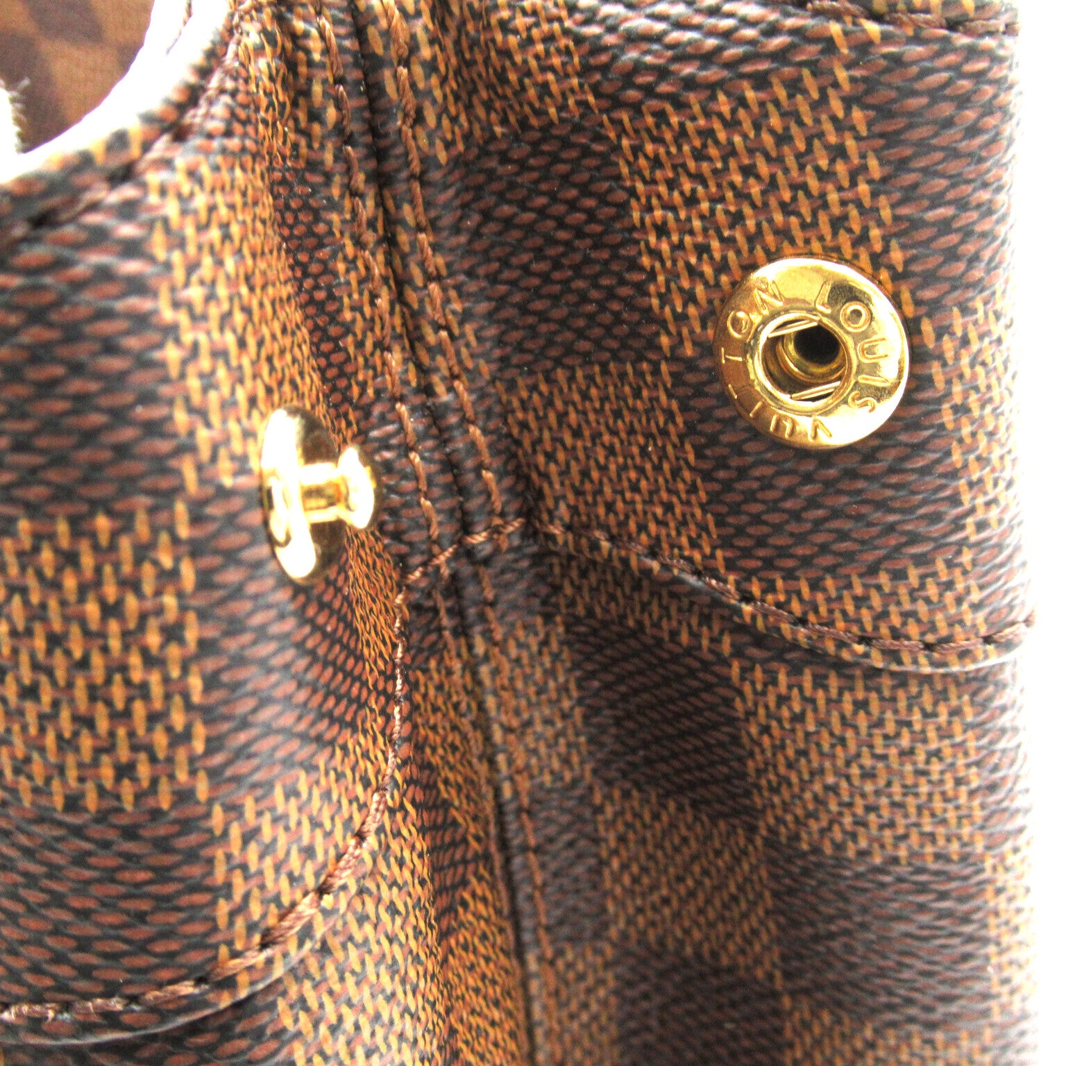 LOUIS VUITTON Damier Marylebone PM金扣肩背袋啡色