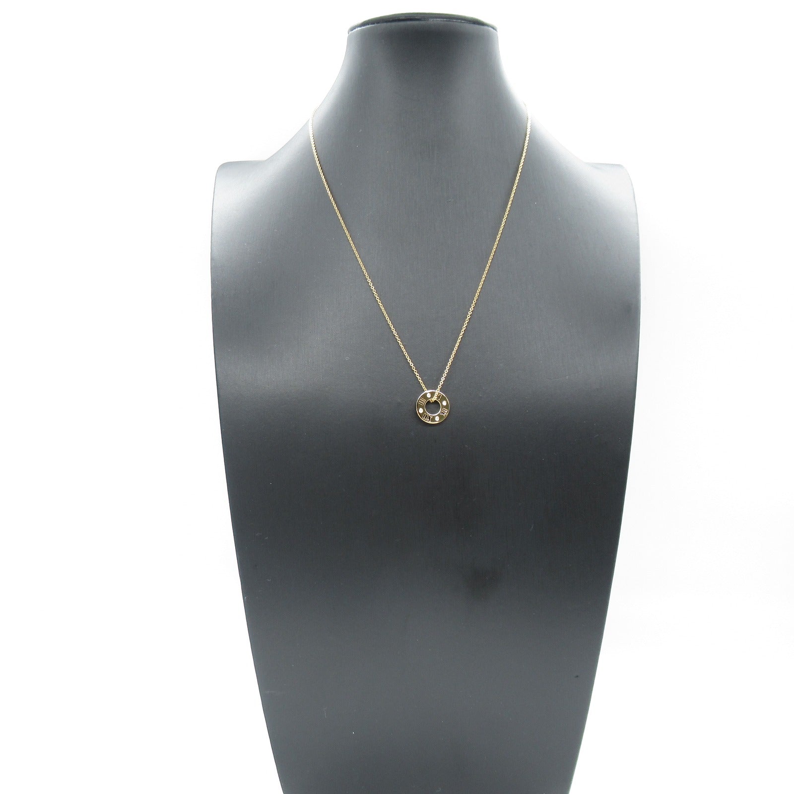 TIFFANY＆CO 【激減優惠】18K玫瑰金Atlas 4 Diamond Necklace鑽石項鍊