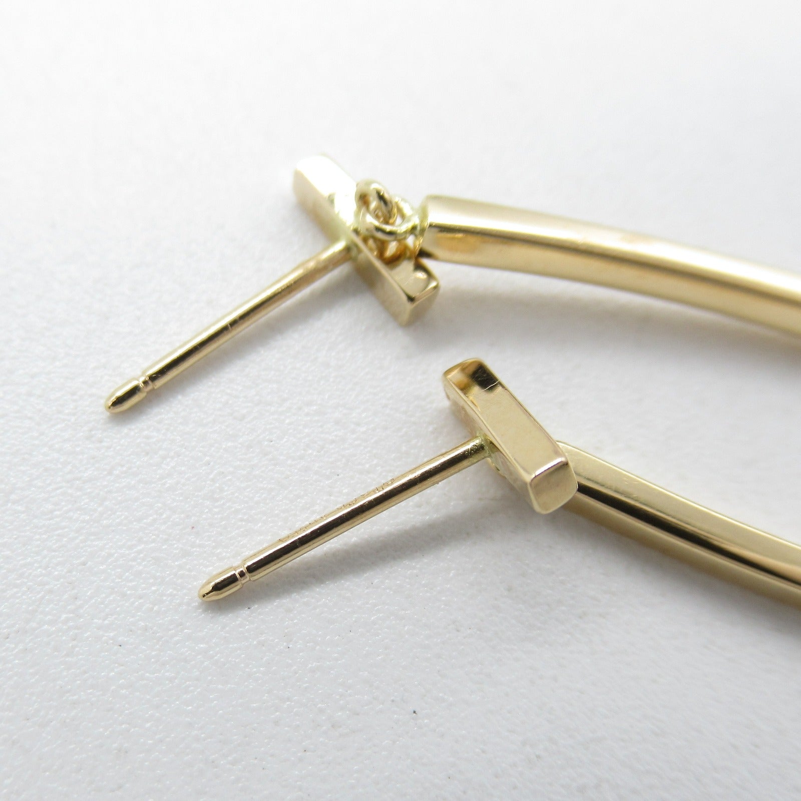 TIFFANY＆CO 【激減優惠】18K玫瑰金T Bar Earrings耳環