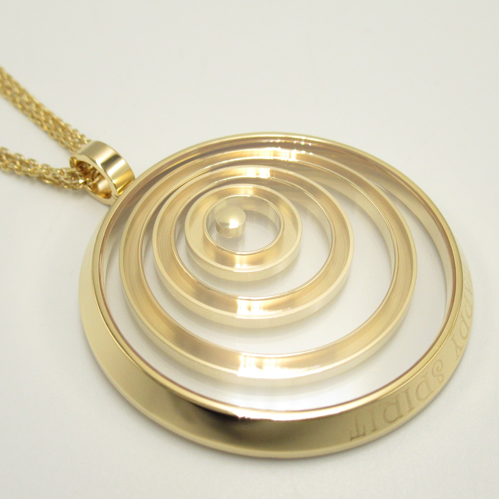 Chopard 18K黃金Happy Spirit Diamond Necklace鑽石項鍊