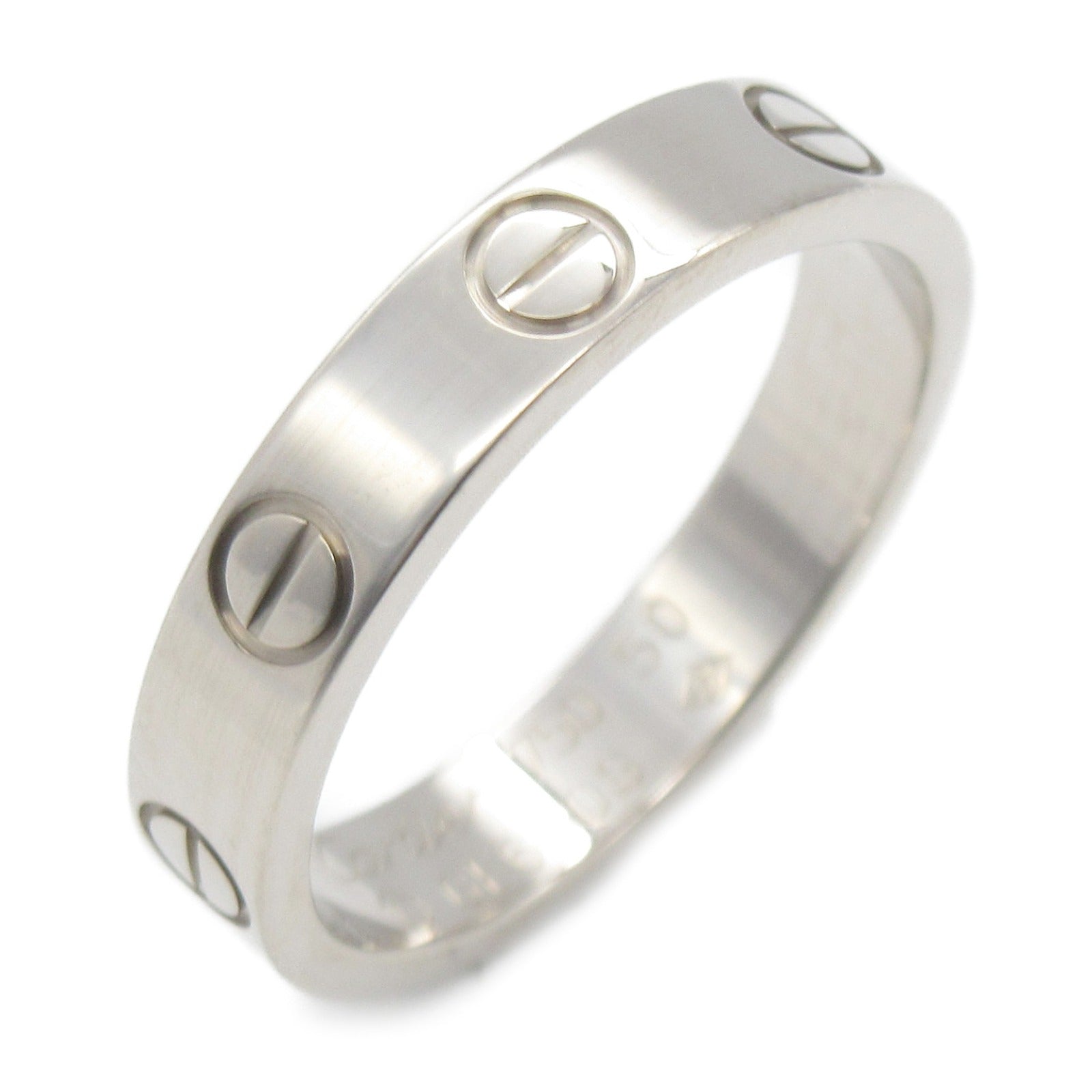 CARTIER 【激減優惠】18K白金Love Wedding Band戒指Cartier#50/JP#10/US#5.25