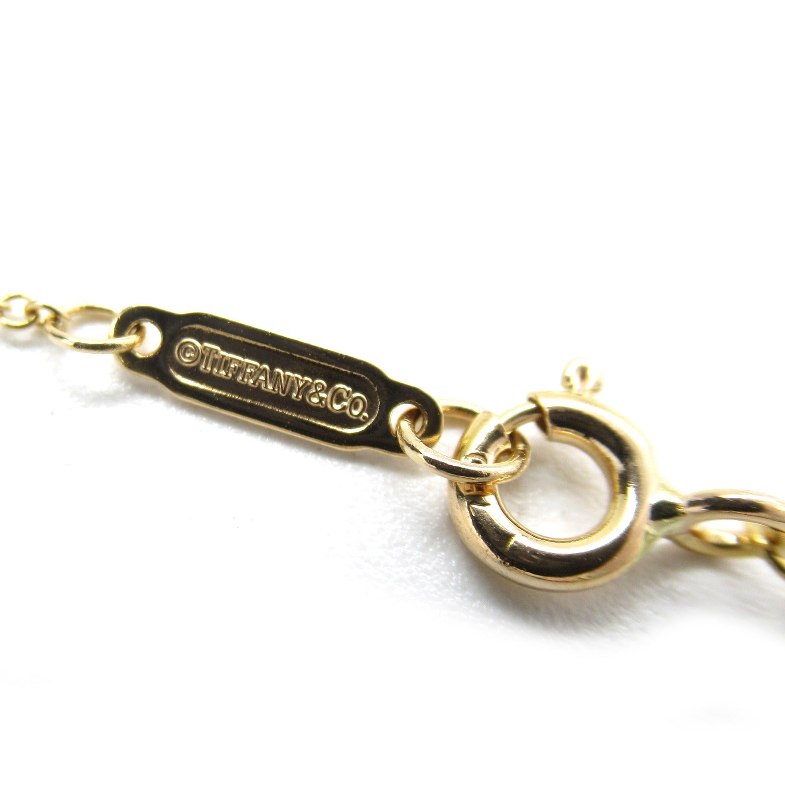 TIFFANY＆CO 18K玫瑰金Petal Key Diamond Necklace鑽石項鍊