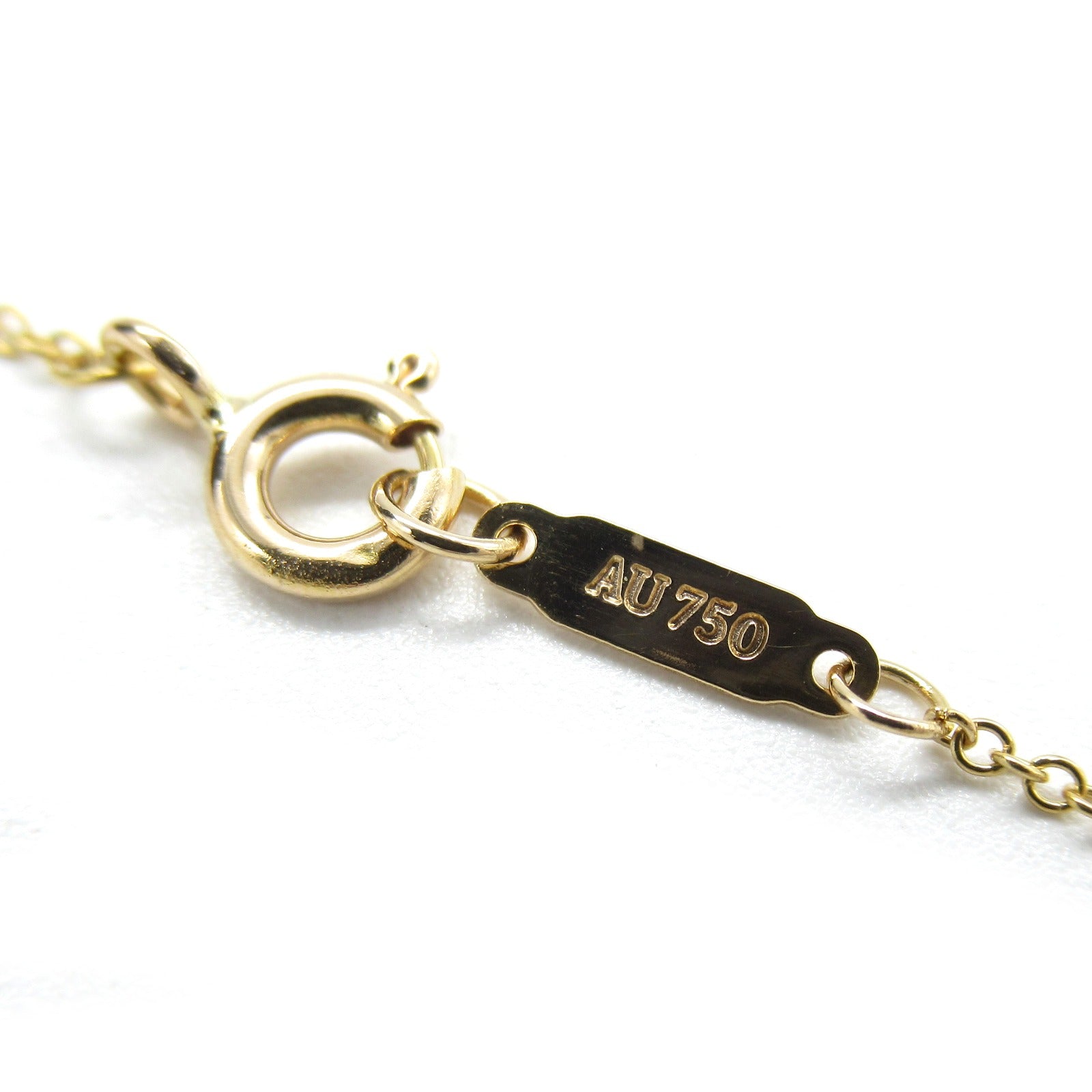 TIFFANY＆CO 18K玫瑰金Petal Key Diamond Necklace鑽石項鍊