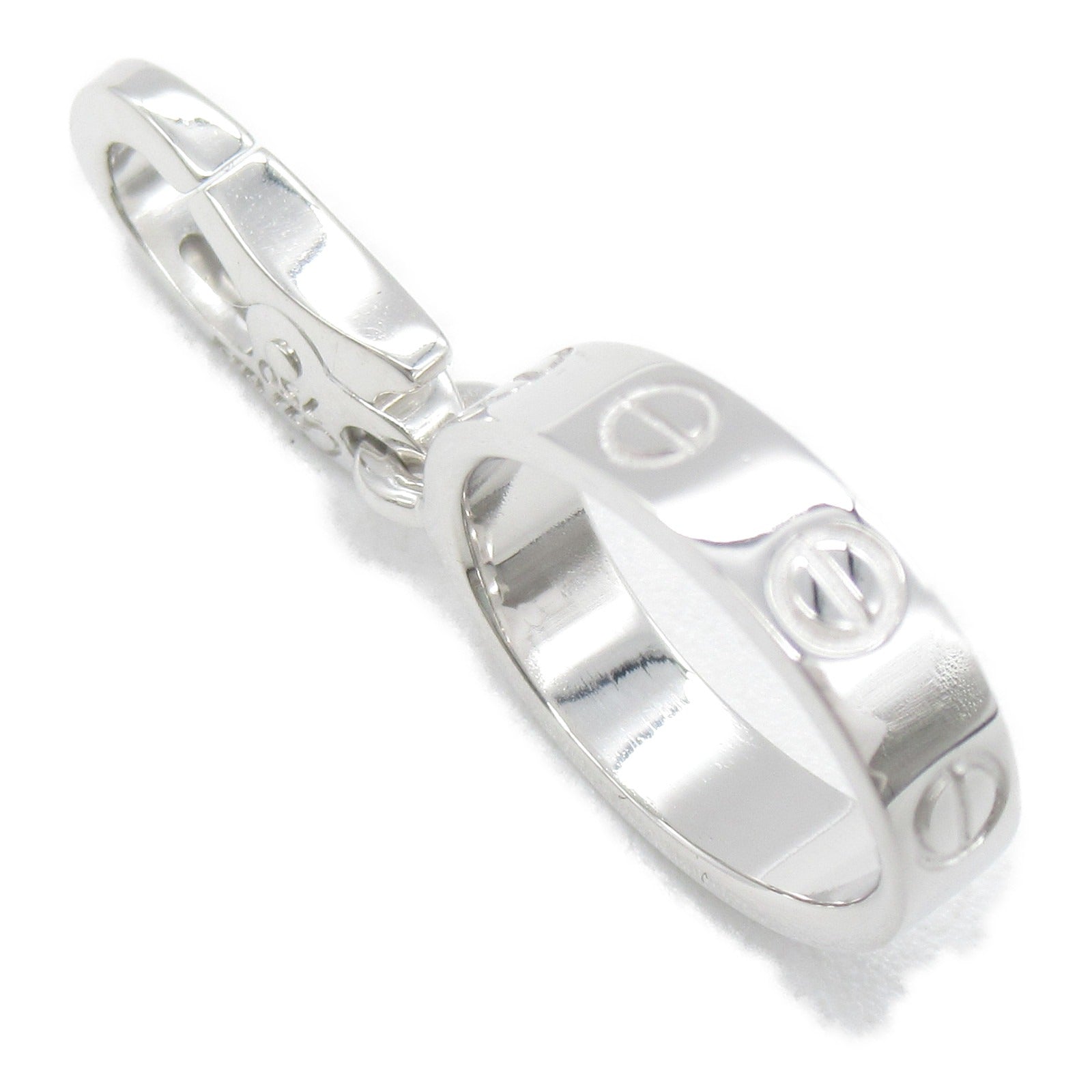 CARTIER 18K白金Love Charm Pendant Top吊墜
