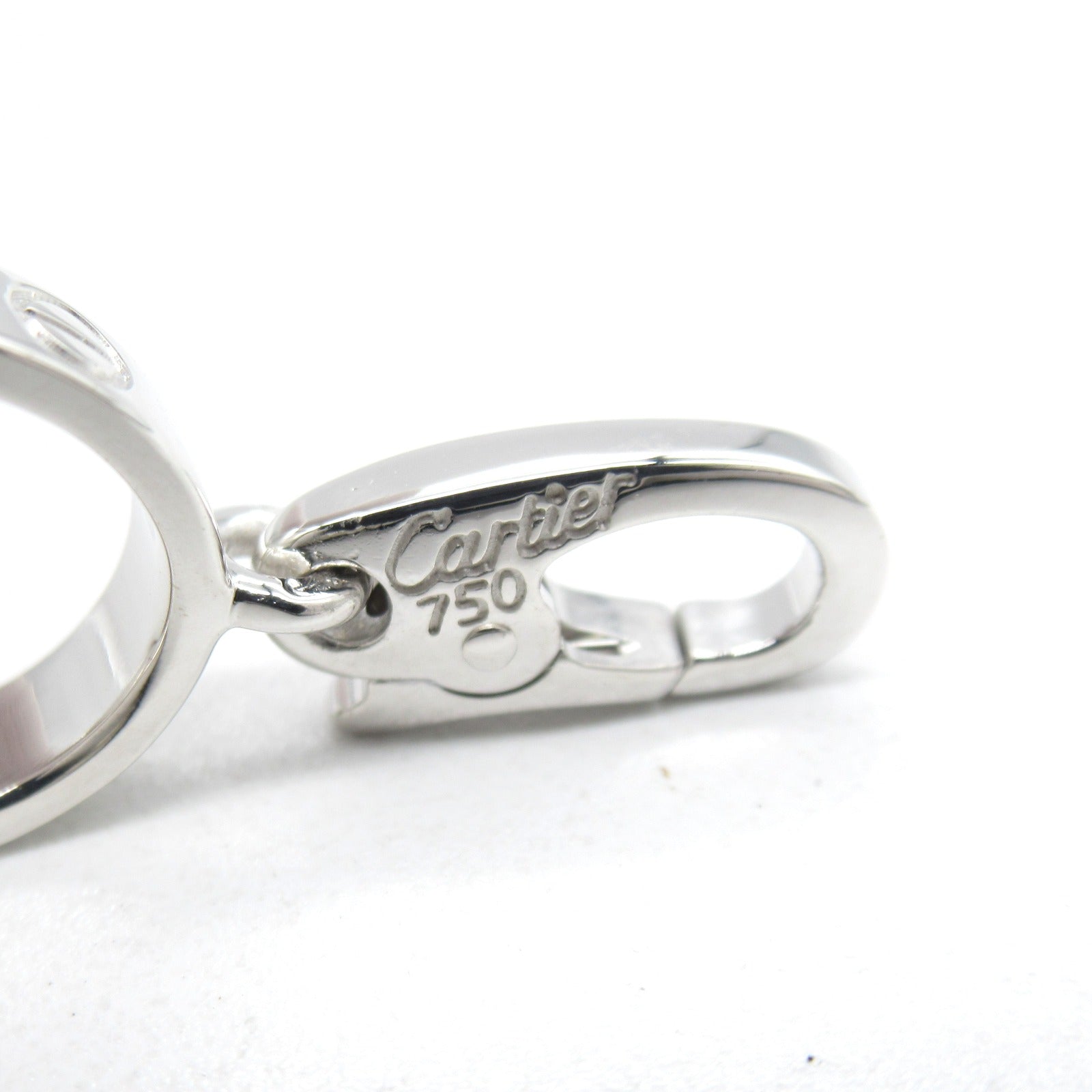 CARTIER 18K白金Love Charm Pendant Top吊墜
