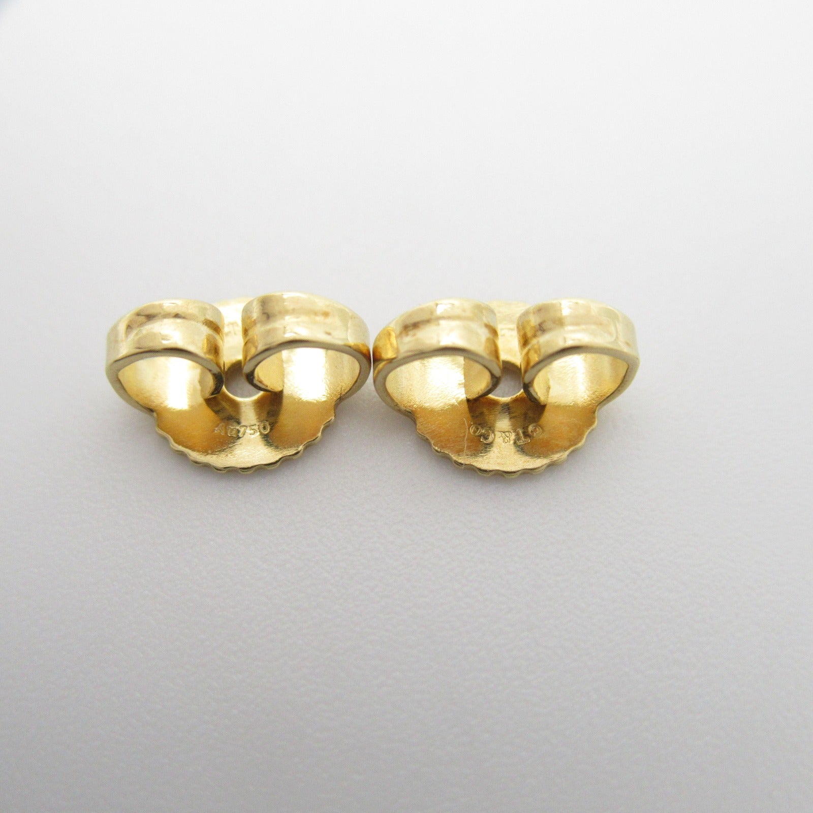 TIFFANY＆CO 【激減優惠】18K黃金Black Onyx Circle Earrings縞瑪瑙耳環