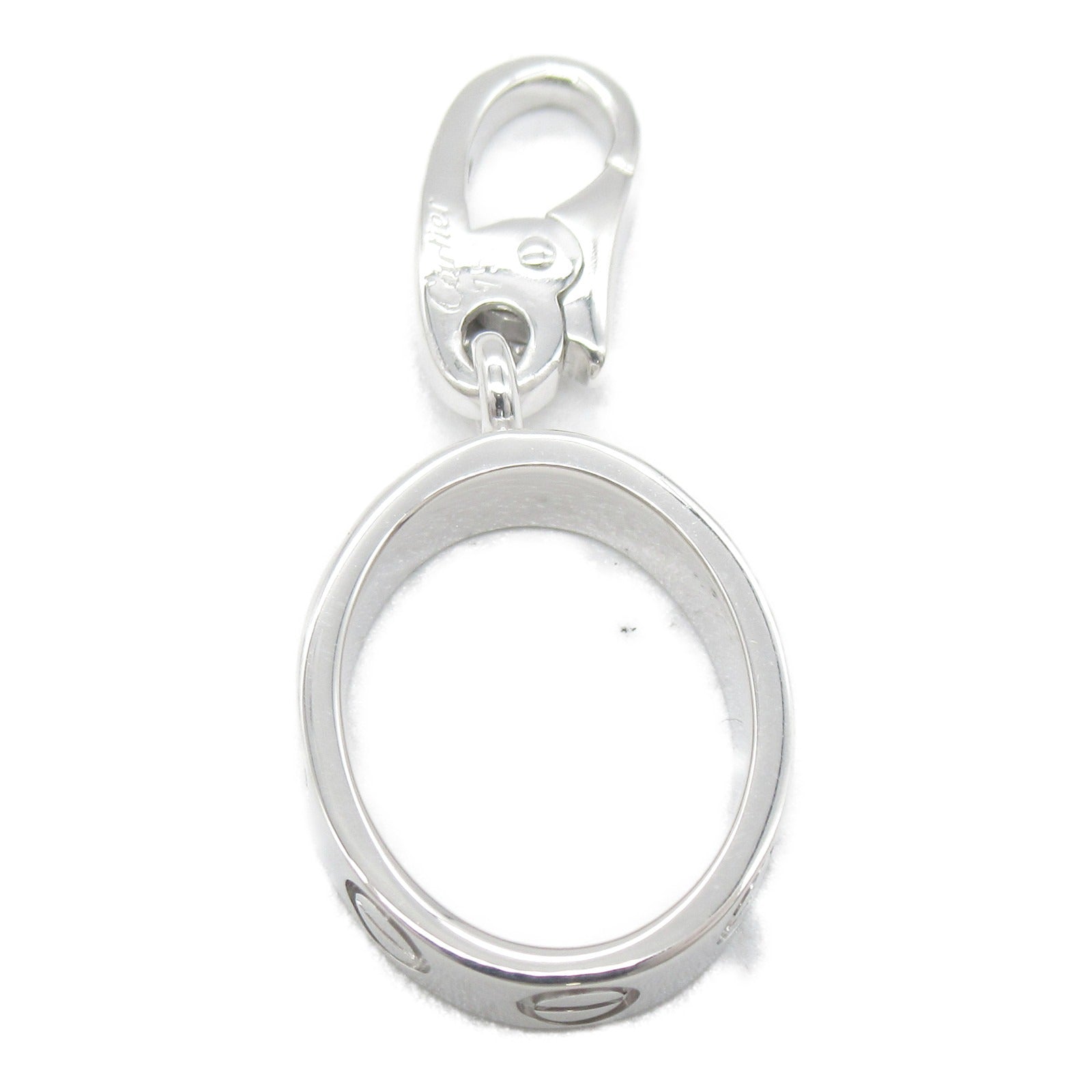 CARTIER 18K白金Love Charm Pendant Top吊墜