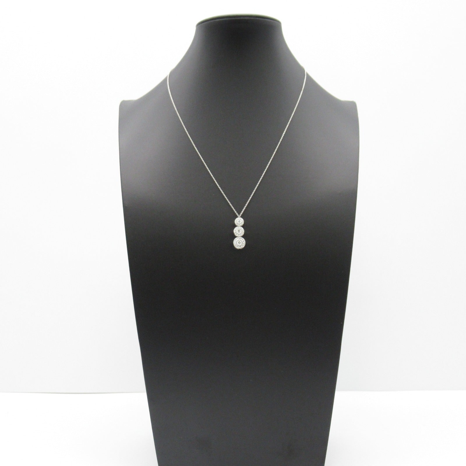 TIFFANY＆CO 【激減優惠】950鉑金Circlet Triple Drop Diamond Necklace鑽石項鍊
