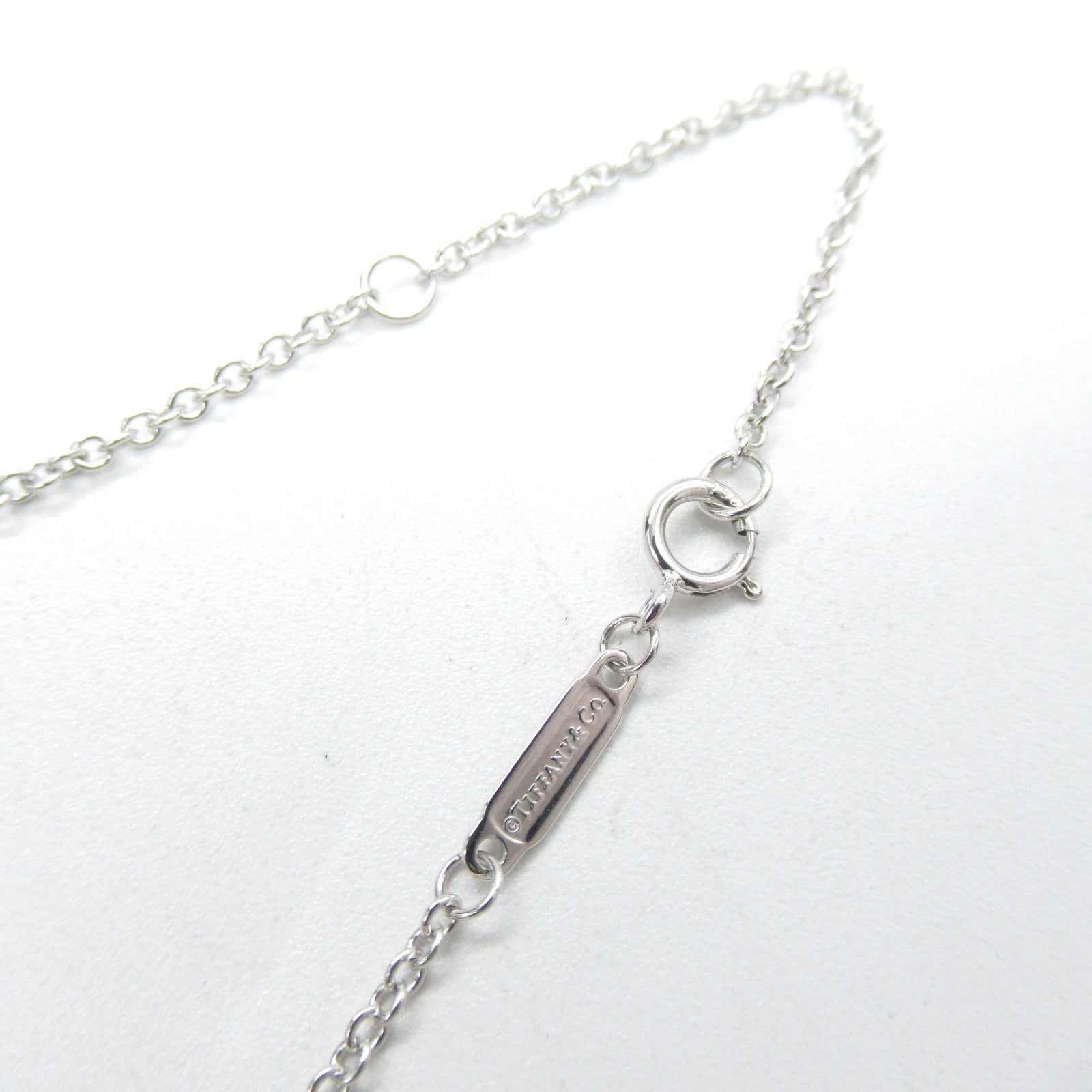 TIFFANY＆CO 【激減優惠】18K白金Padlock Diamond Necklace鑽石項鍊