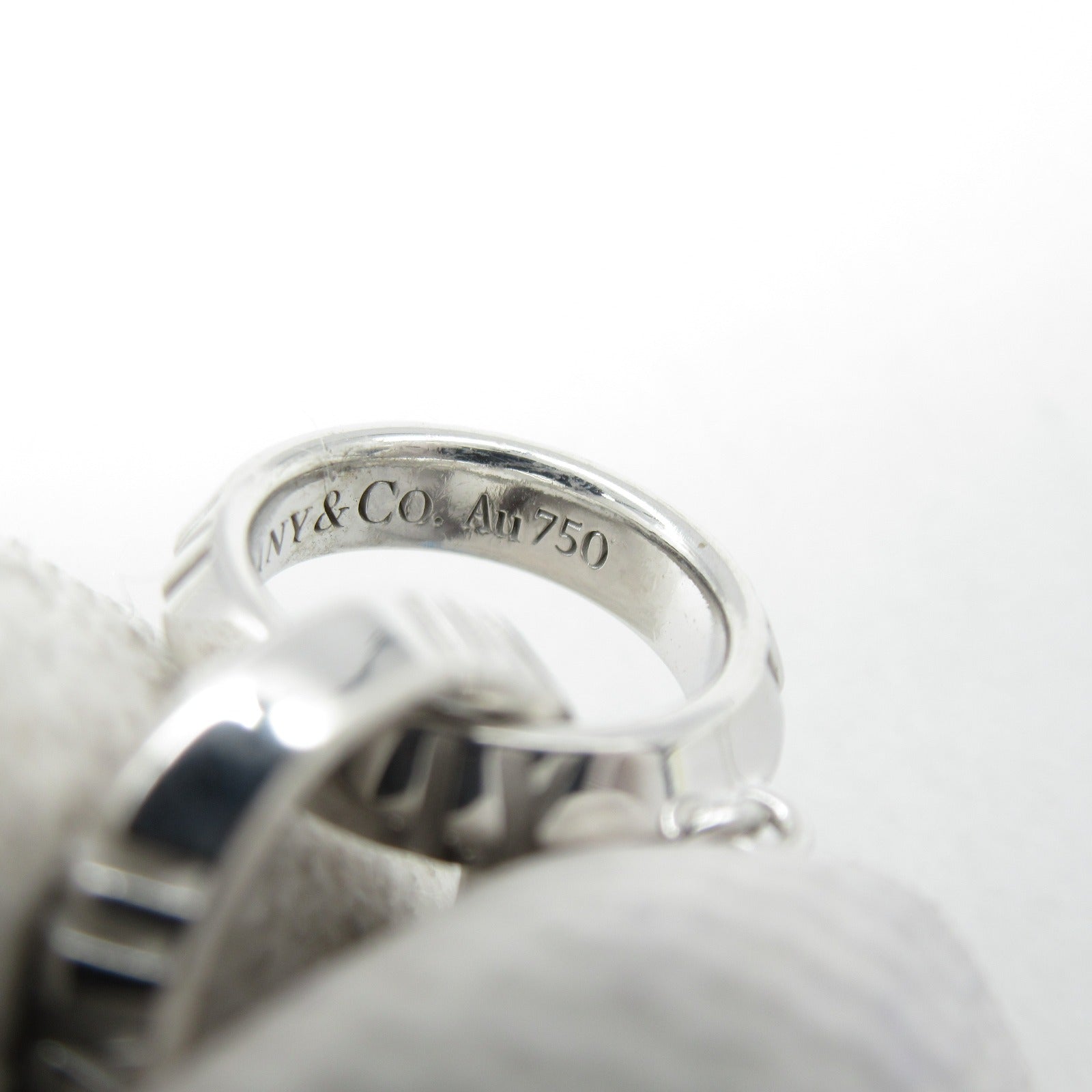TIFFANY＆CO 18K白金Atlas X-Closed Interlocking Necklace項鍊