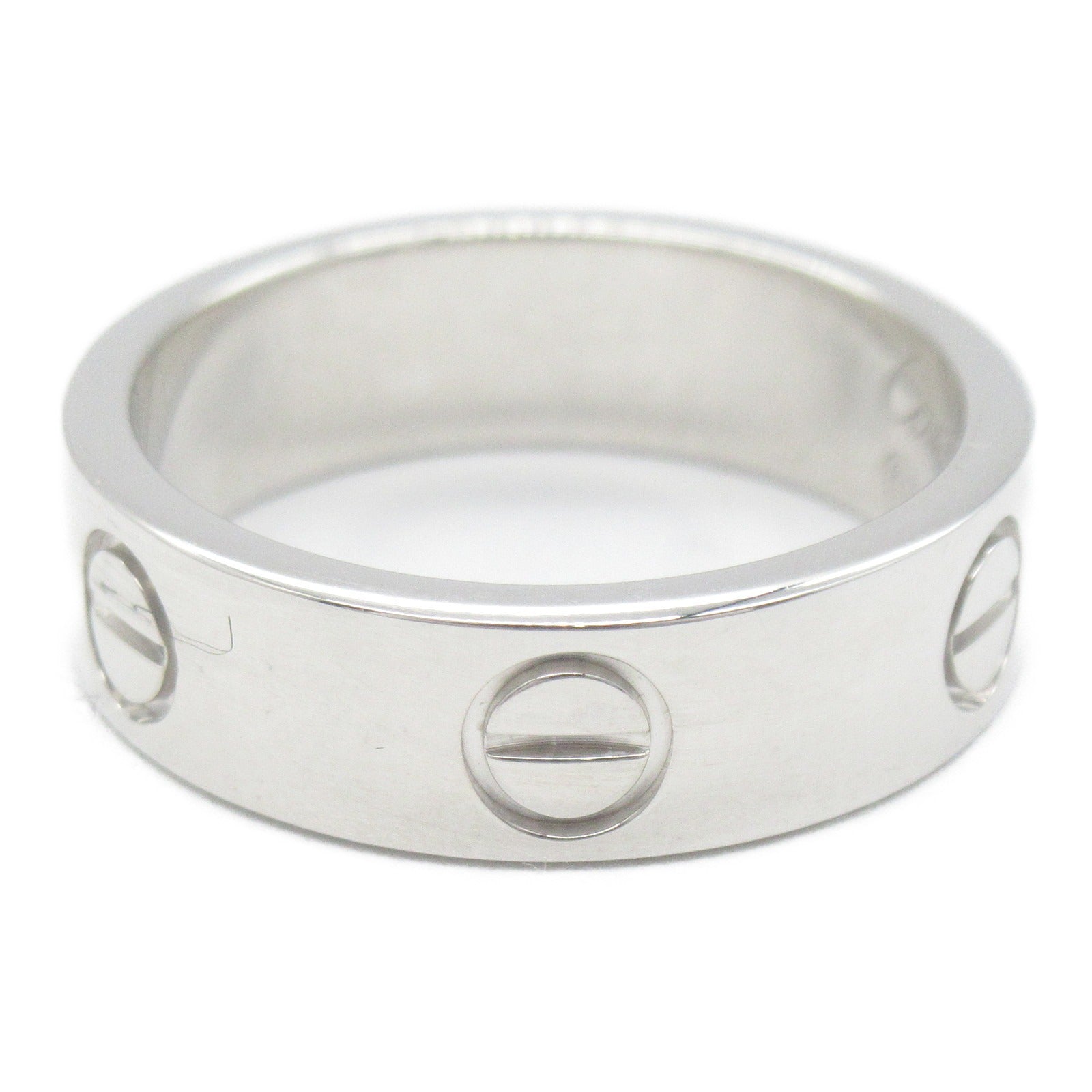 CARTIER 18K白金Love Ring戒指Caritier#53/JP#13/US#6.5