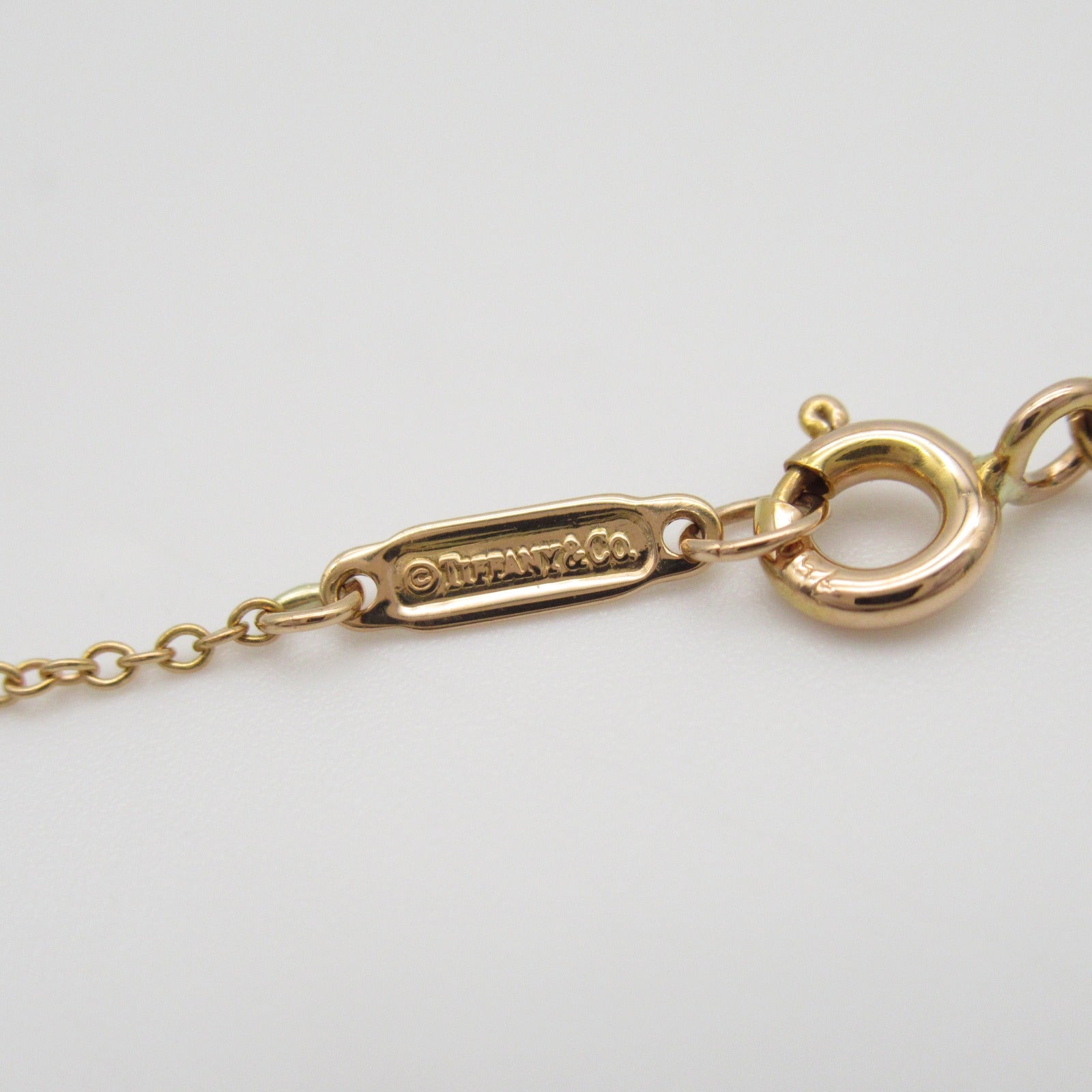TIFFANY＆CO 【激減優惠】PT950鉑金/18K玫瑰金Jean Shulombaze Rin Diamond Necklace鑽石項鍊