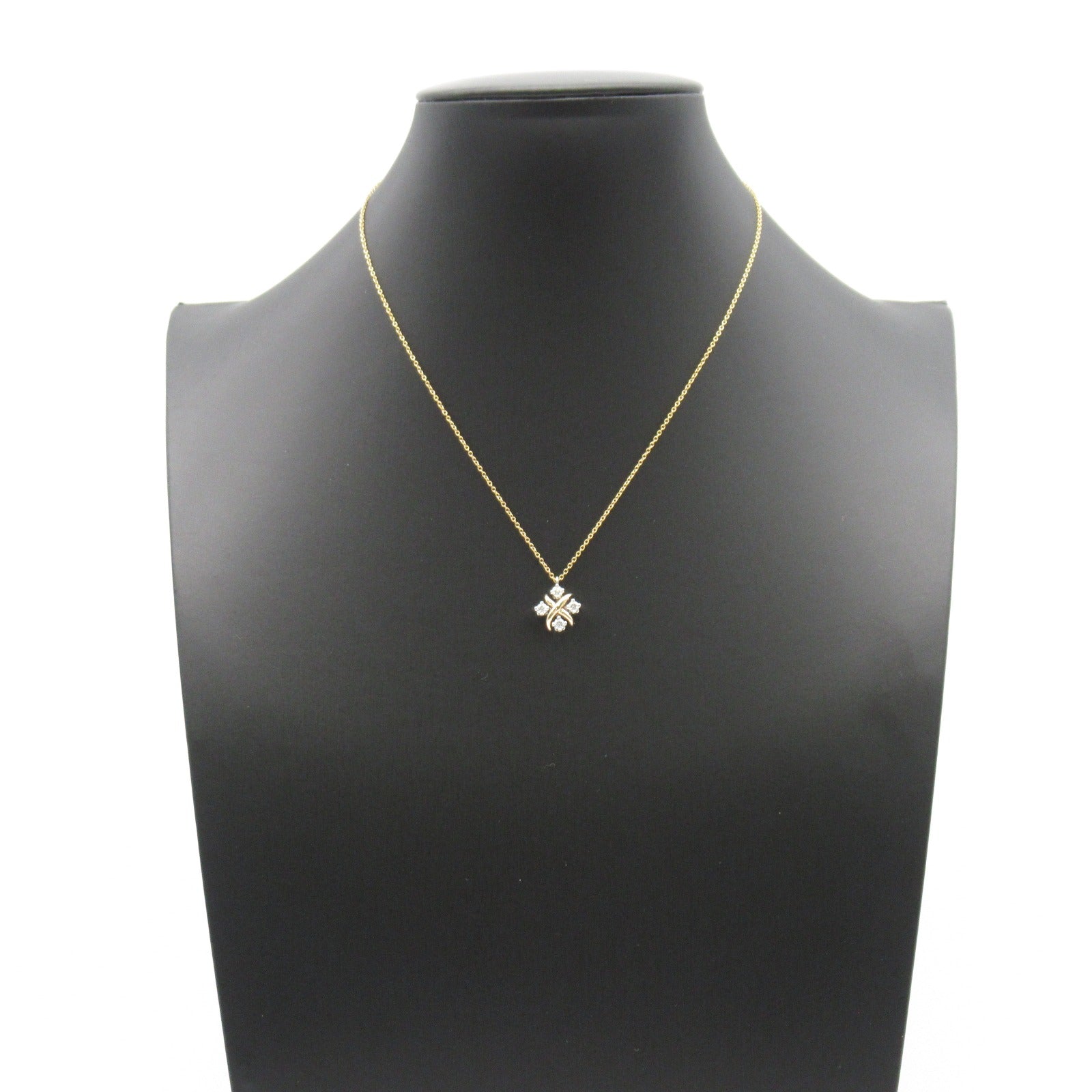TIFFANY＆CO 【激減優惠】PT950鉑金/18K玫瑰金Jean Shulombaze Rin Diamond Necklace鑽石項鍊
