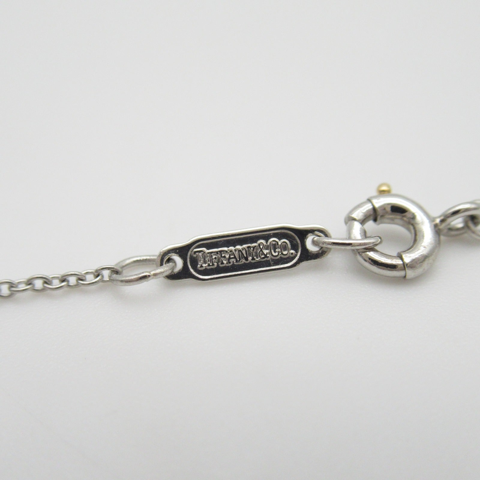 TIFFANY＆CO 950鉑金Large Diamond Cross Necklace鑽石項鍊