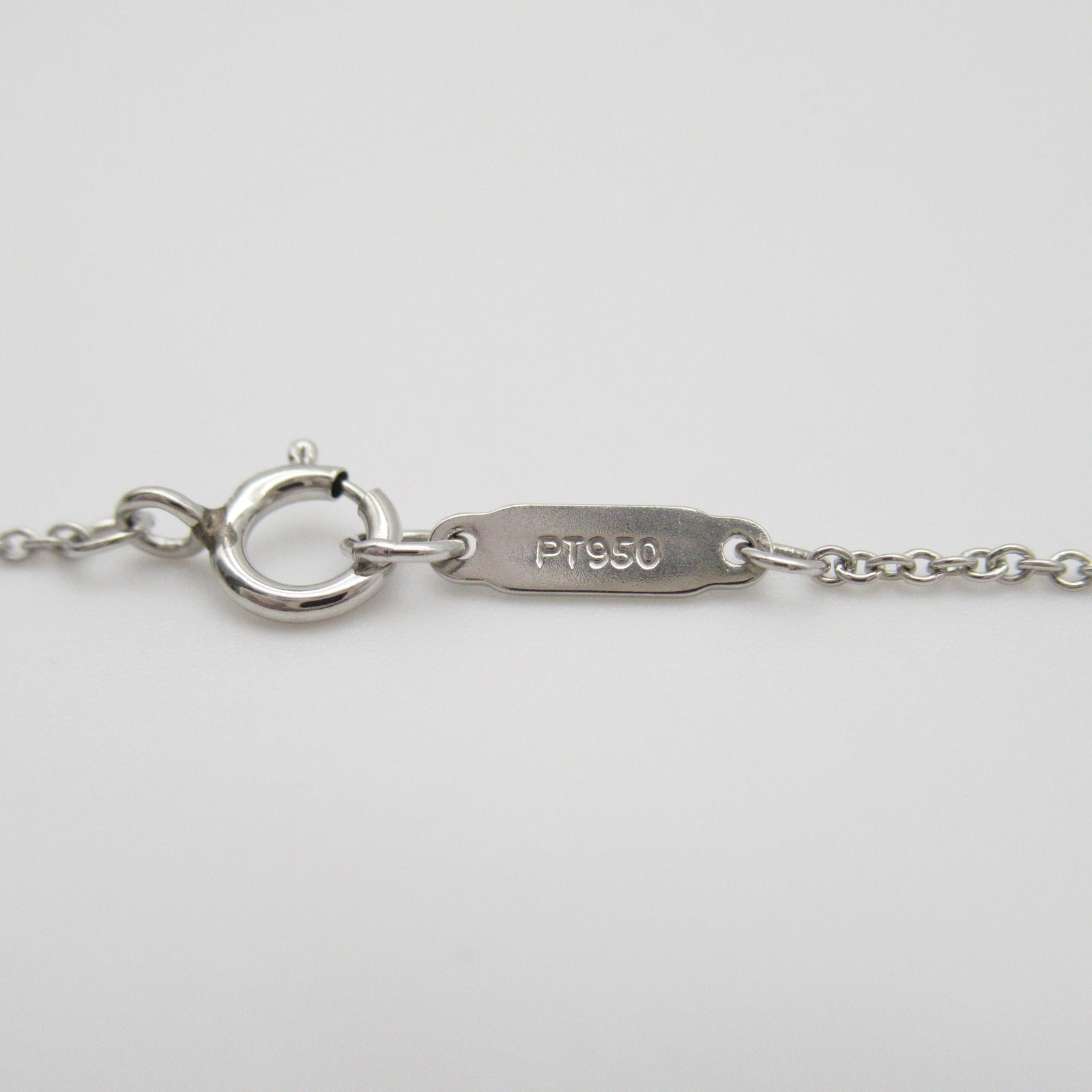 TIFFANY＆CO 【激減優惠】PT950鉑金/18K黃金Jean Shulambersee Cloth 10P Diamond Necklace鑽石項鍊