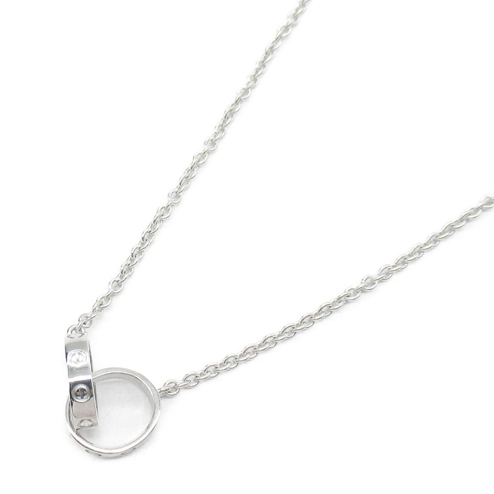 CARTIER 【激減優惠】18K白金Baby Love Necklace項鍊