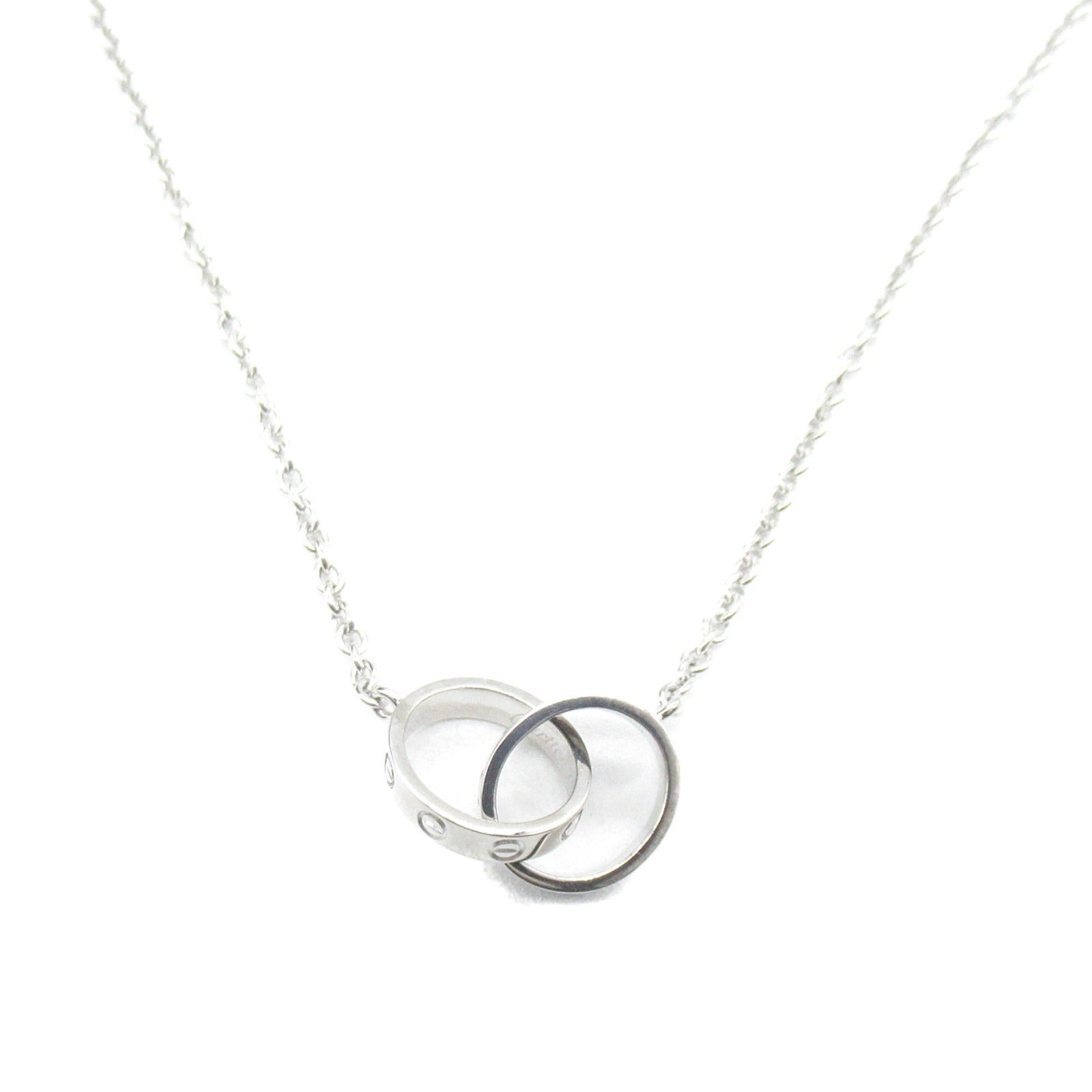 CARTIER 【激減優惠】18K白金Baby Love Necklace項鍊
