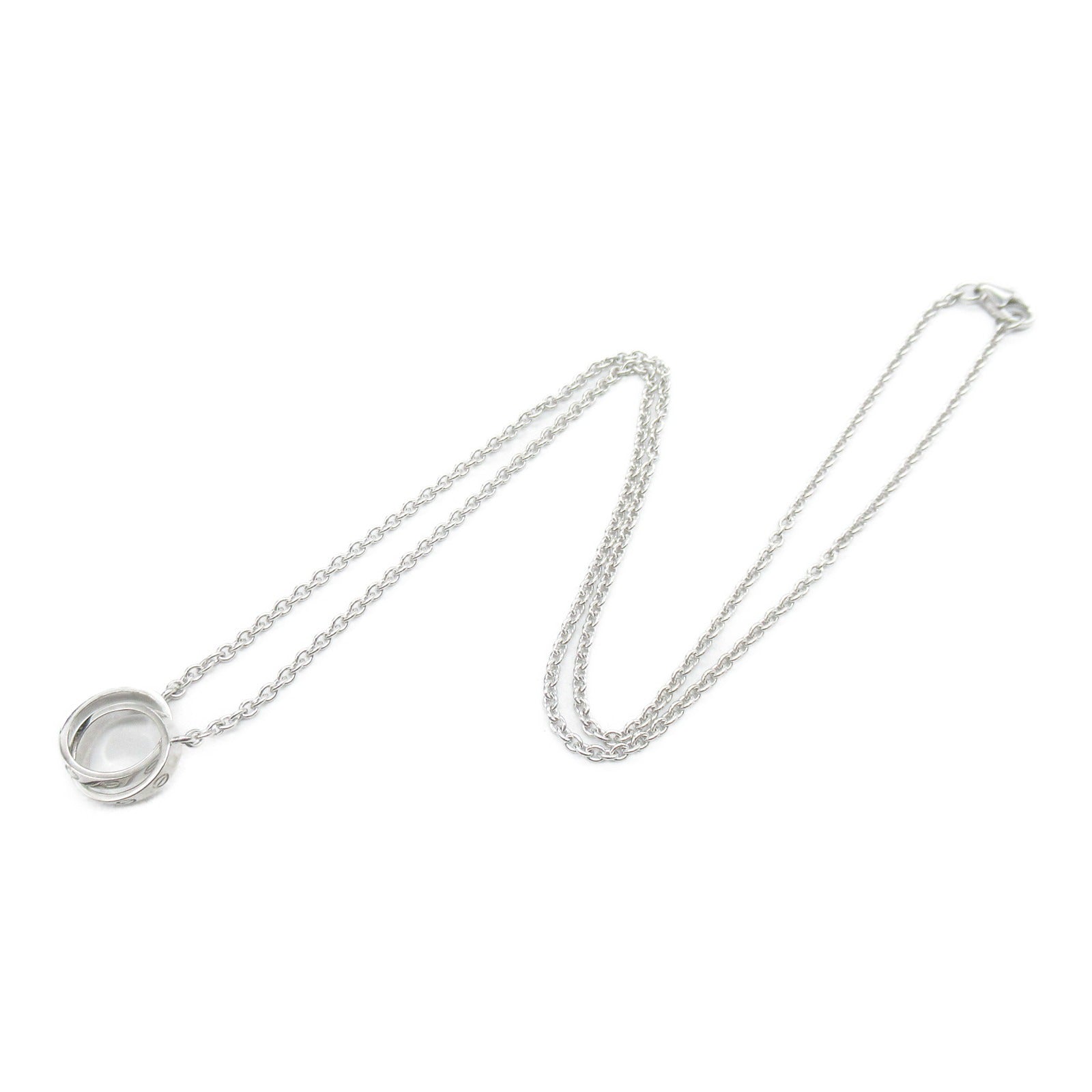 CARTIER 【激減優惠】18K白金Baby Love Necklace項鍊
